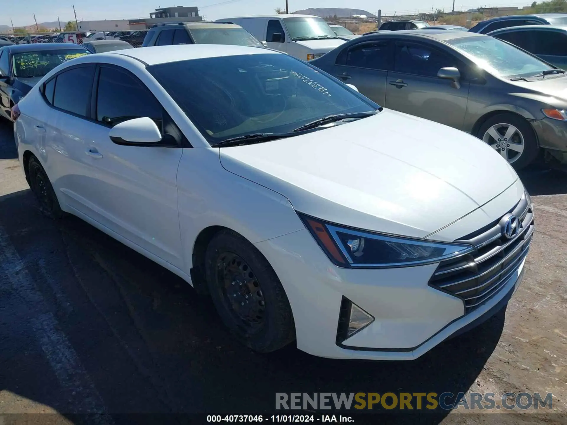 1 Photograph of a damaged car 5NPD74LF4LH518284 HYUNDAI ELANTRA 2020
