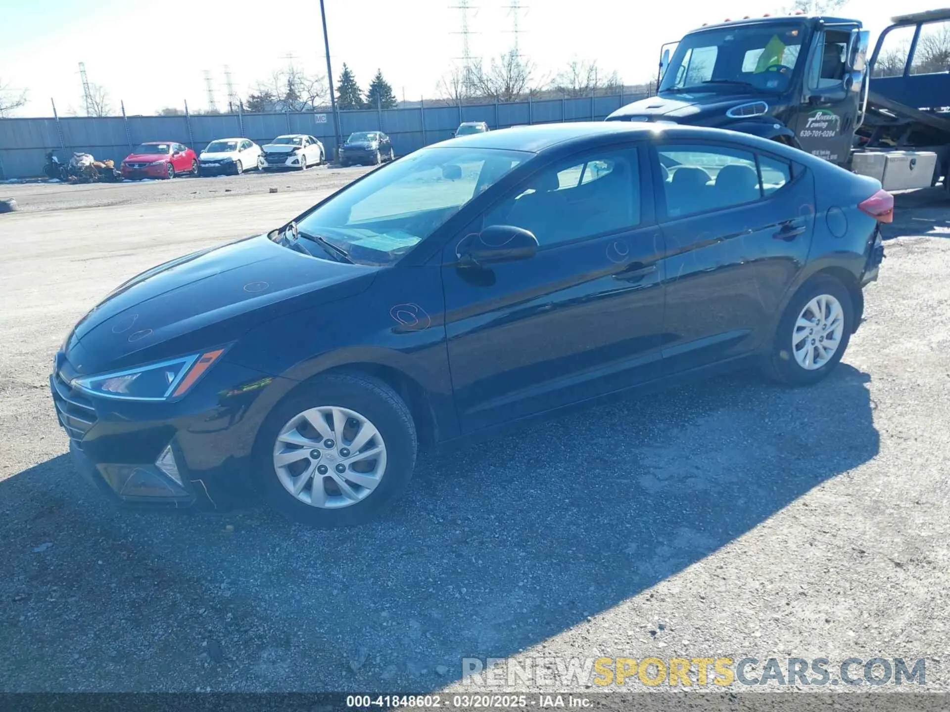 2 Photograph of a damaged car 5NPD74LF4LH527437 HYUNDAI ELANTRA 2020