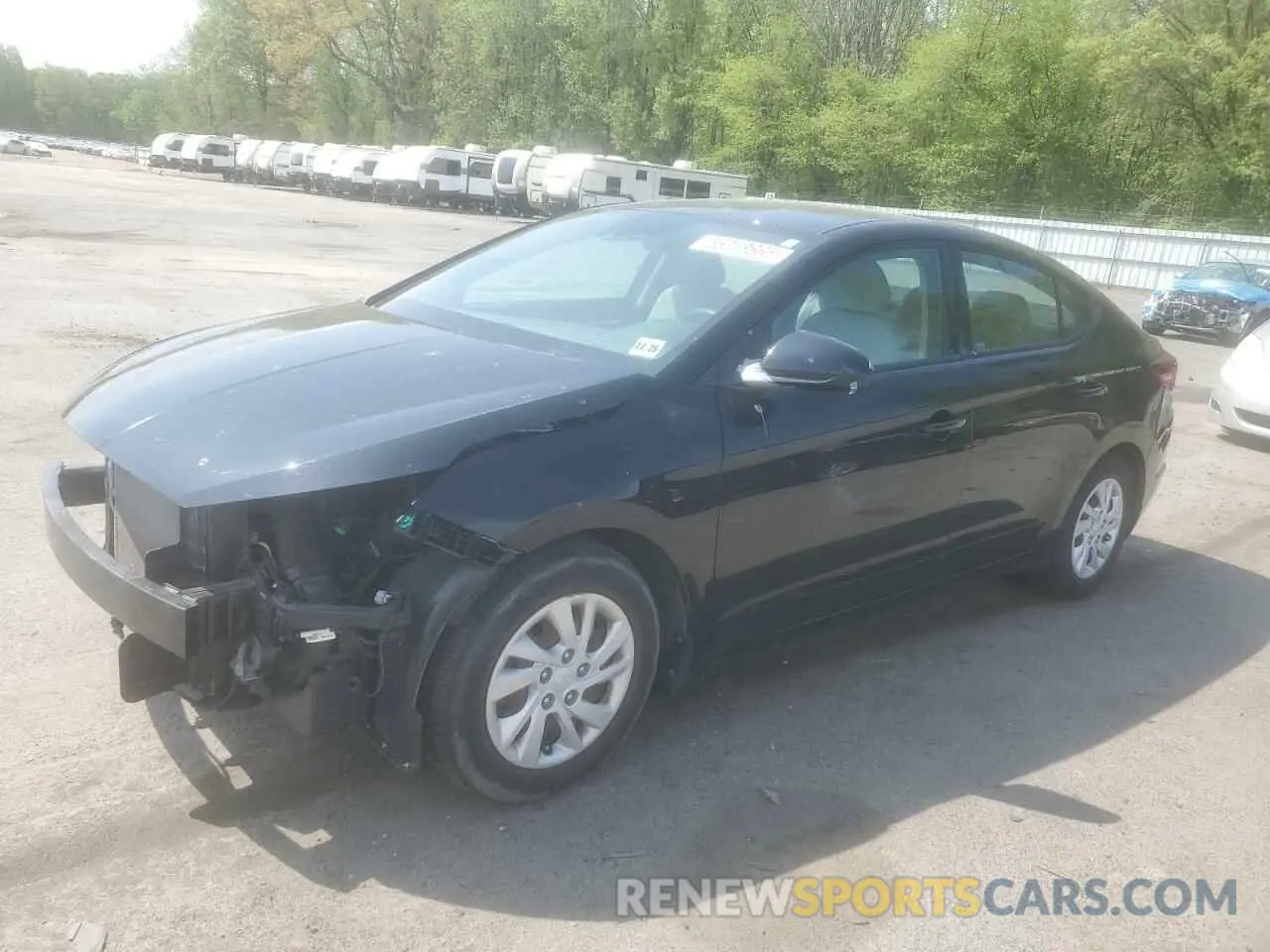 1 Photograph of a damaged car 5NPD74LF4LH616621 HYUNDAI ELANTRA 2020