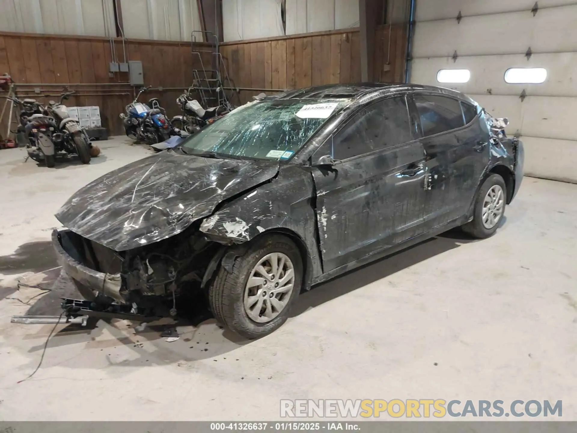 2 Photograph of a damaged car 5NPD74LF5LH515345 HYUNDAI ELANTRA 2020