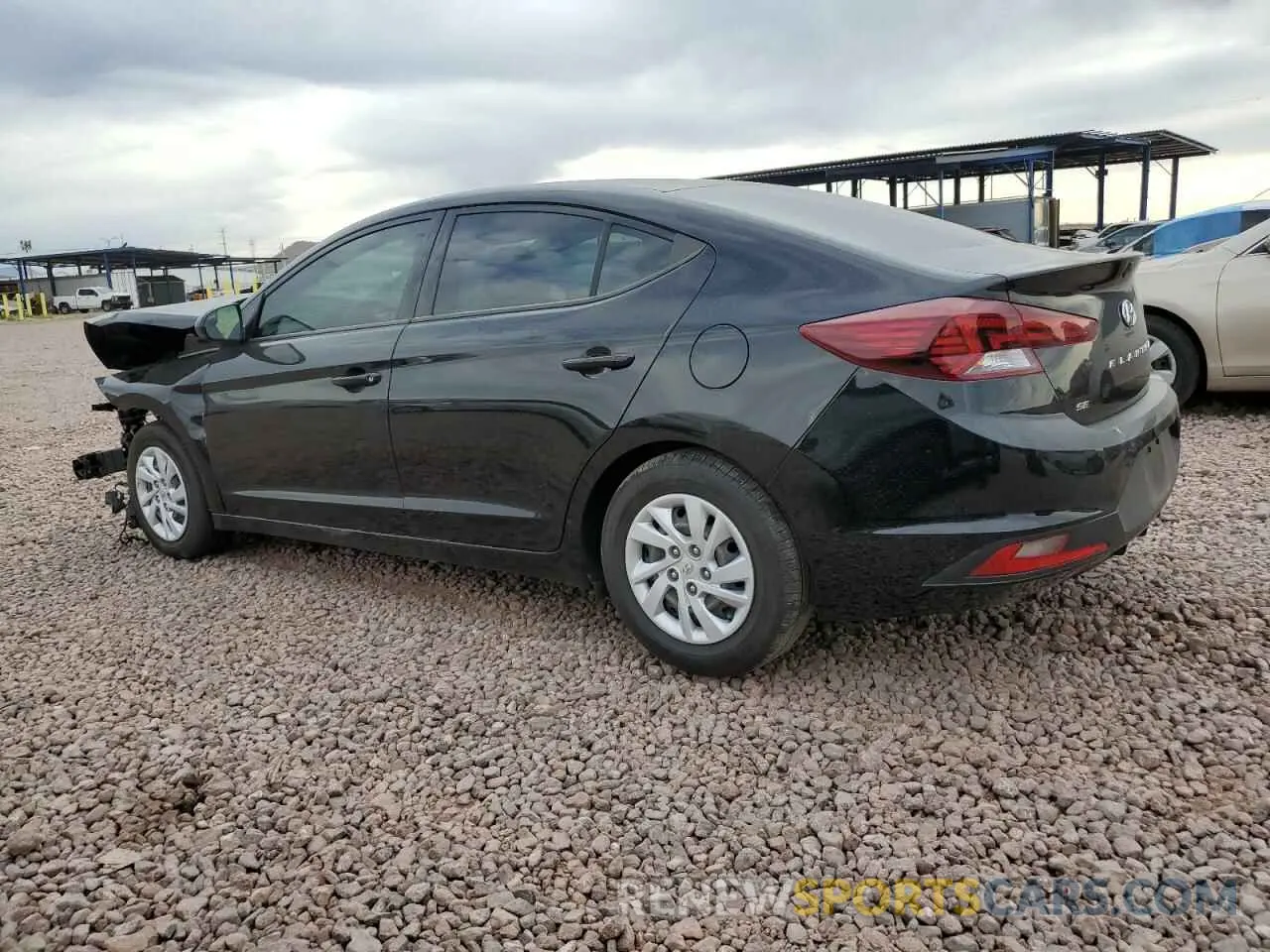2 Photograph of a damaged car 5NPD74LF5LH527284 HYUNDAI ELANTRA 2020