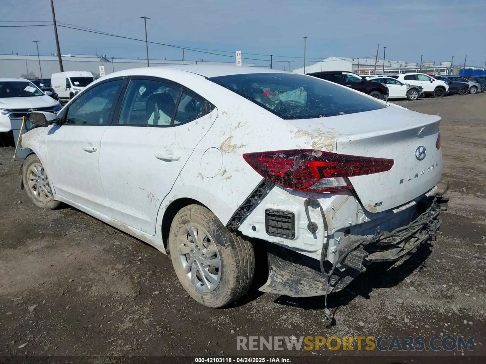 3 Photograph of a damaged car 5NPD74LF5LH533859 HYUNDAI ELANTRA 2020