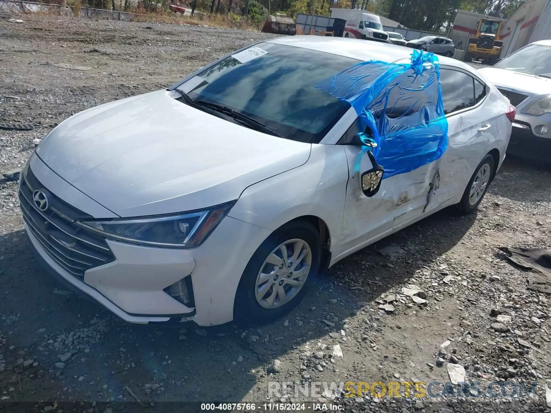 2 Photograph of a damaged car 5NPD74LF5LH557921 HYUNDAI ELANTRA 2020