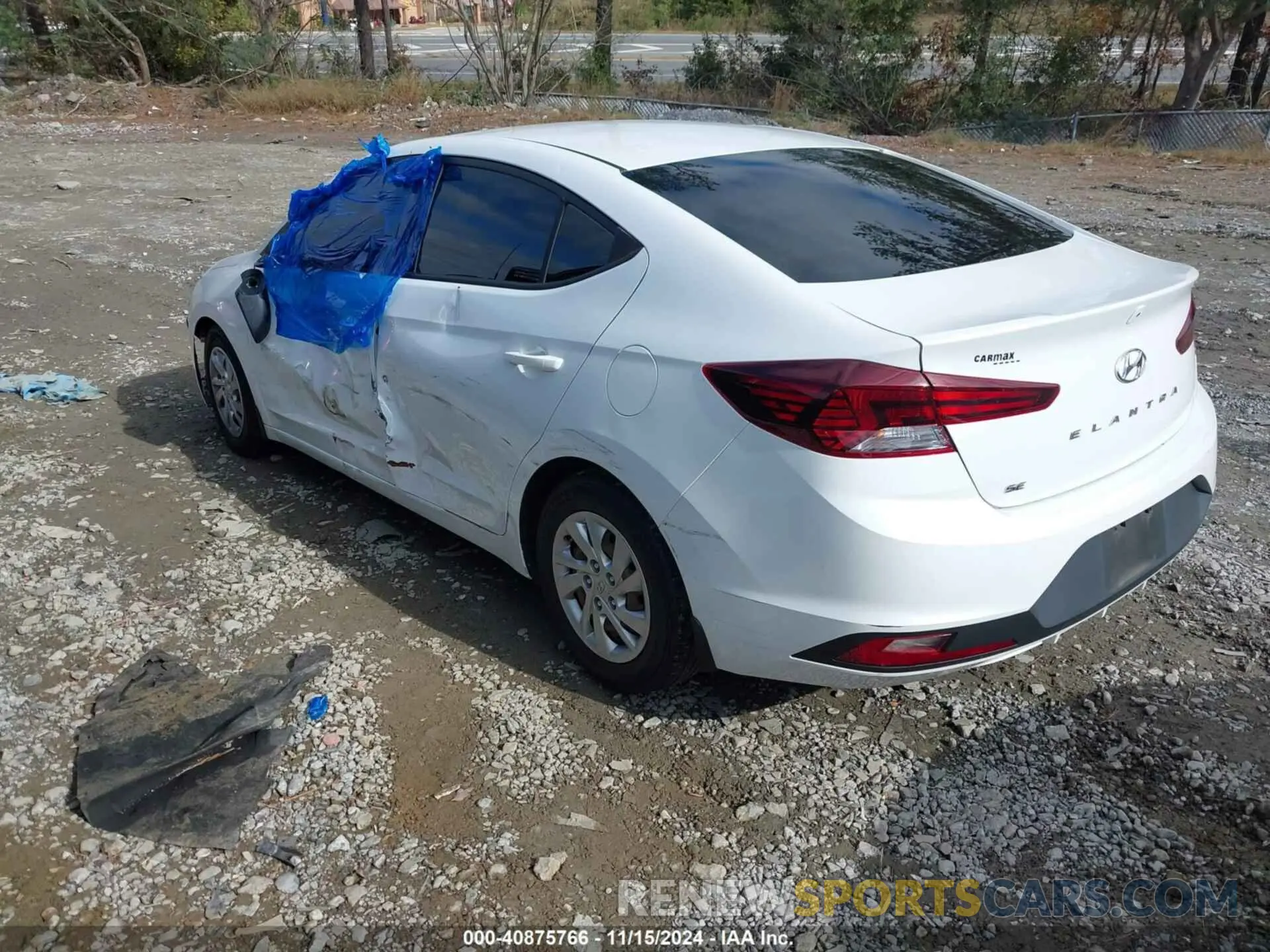 3 Photograph of a damaged car 5NPD74LF5LH557921 HYUNDAI ELANTRA 2020