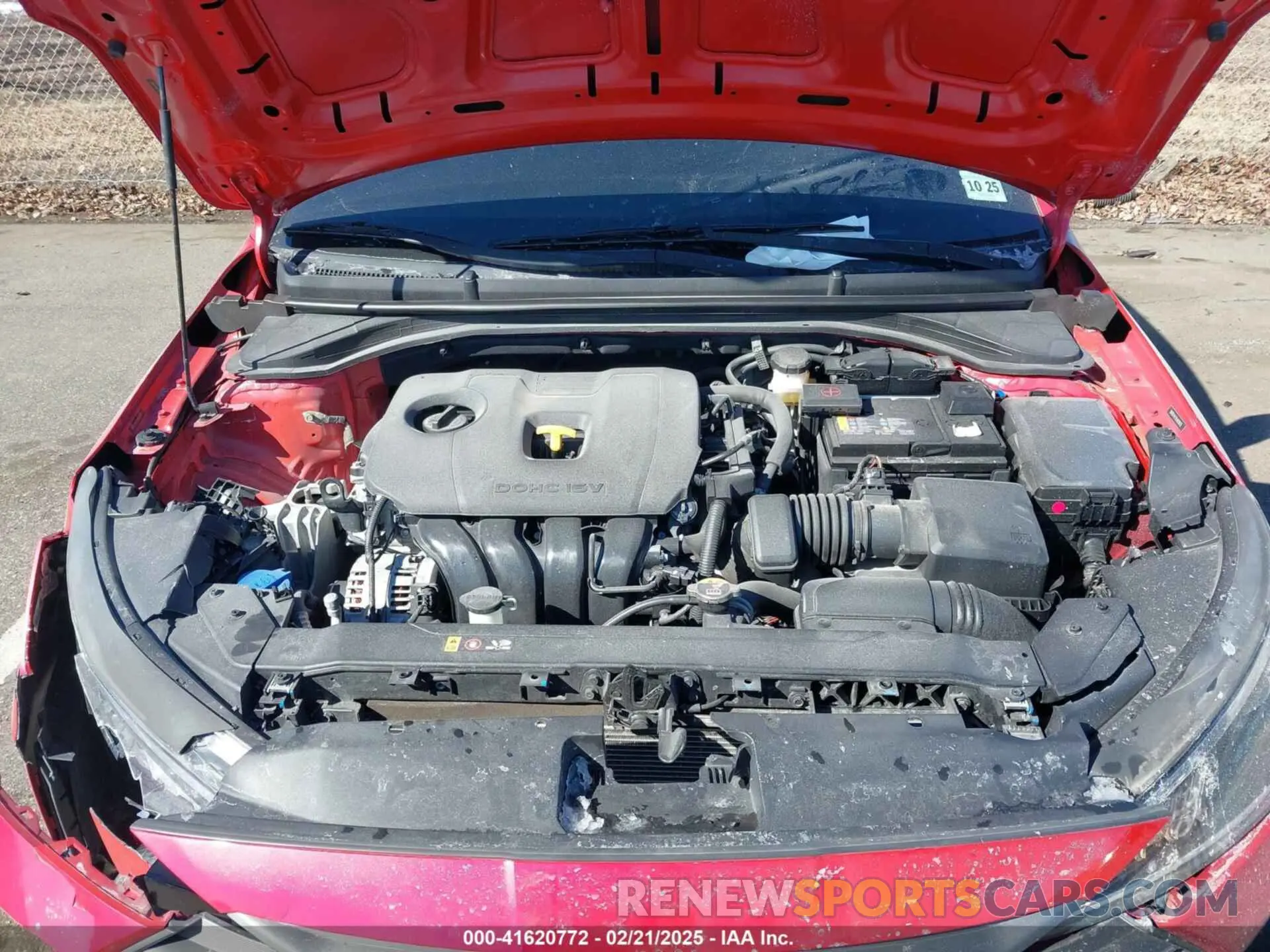 10 Photograph of a damaged car 5NPD74LF5LH619835 HYUNDAI ELANTRA 2020