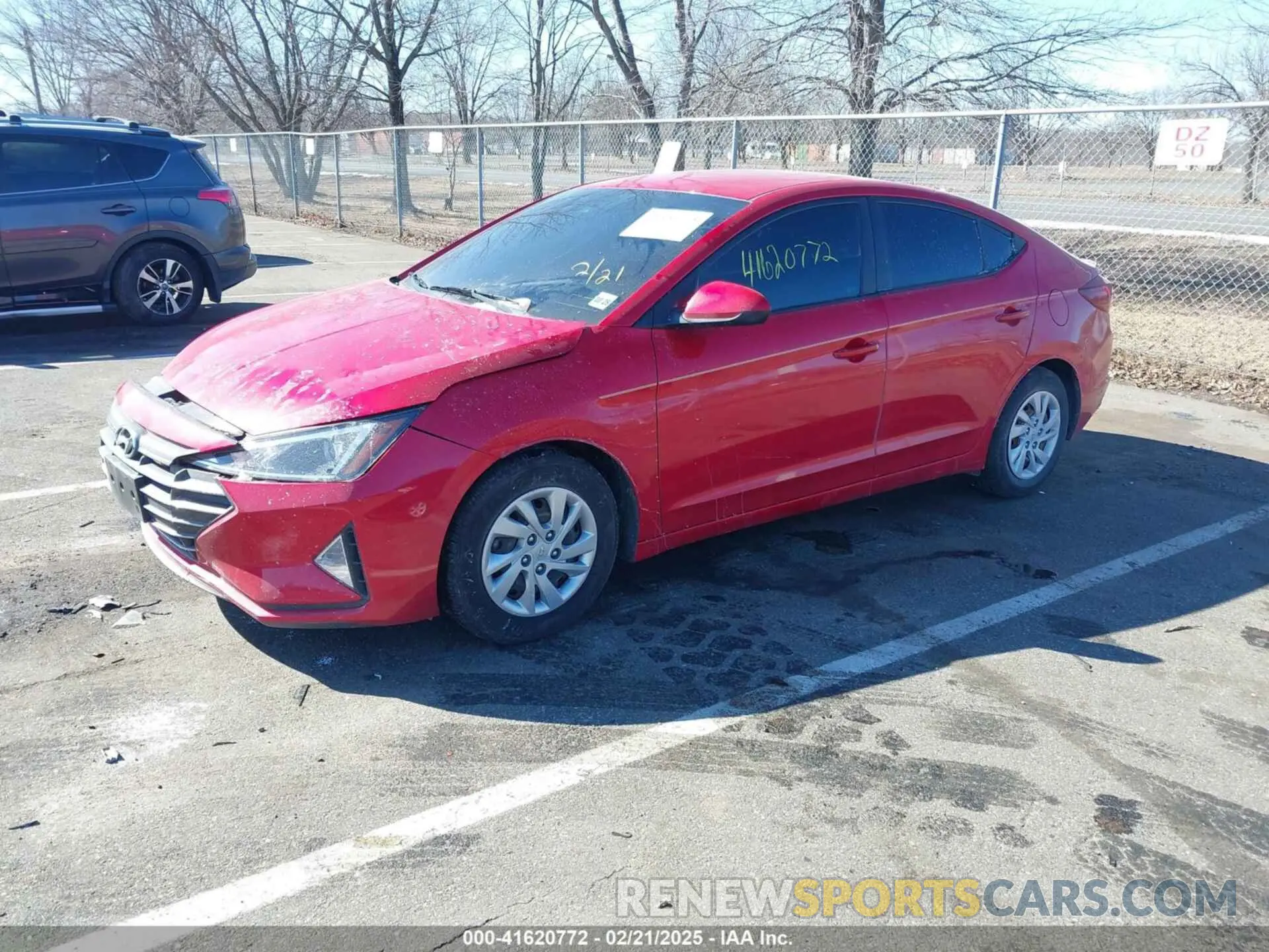 2 Photograph of a damaged car 5NPD74LF5LH619835 HYUNDAI ELANTRA 2020
