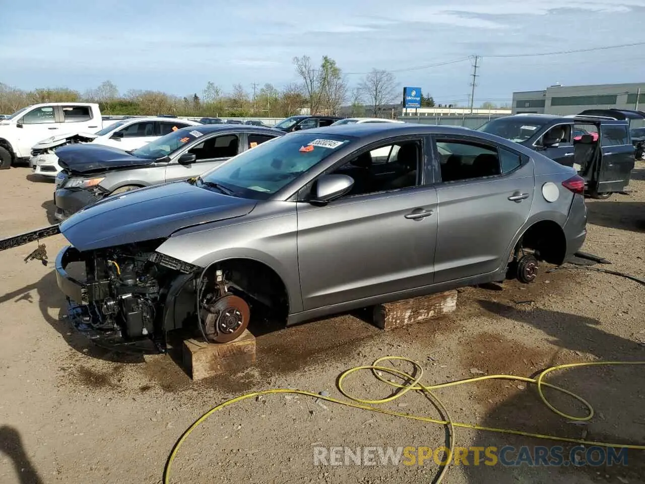 1 Photograph of a damaged car 5NPD74LF6LH526922 HYUNDAI ELANTRA 2020