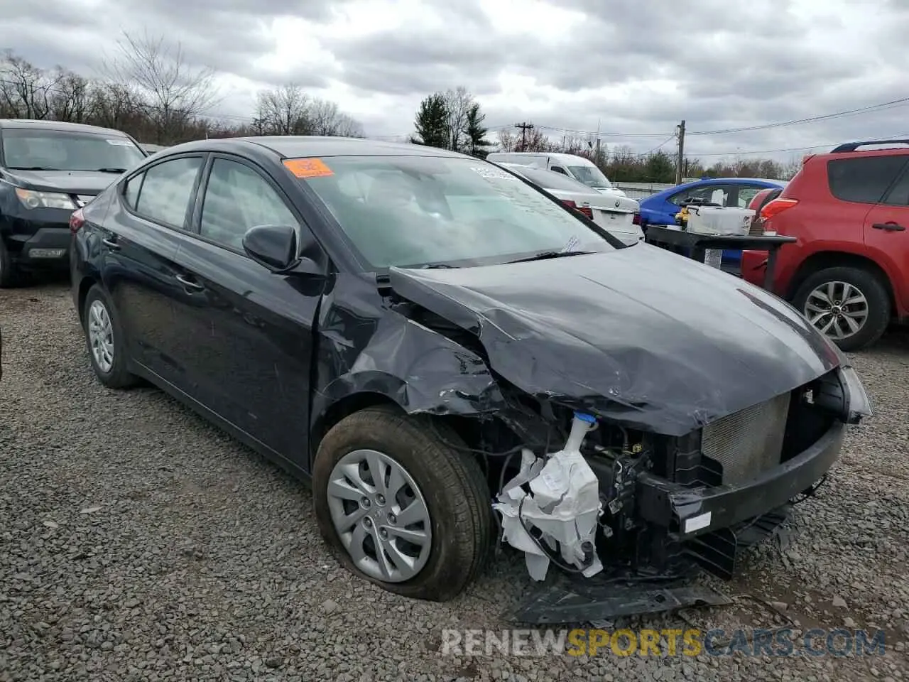 4 Photograph of a damaged car 5NPD74LF6LH529836 HYUNDAI ELANTRA 2020