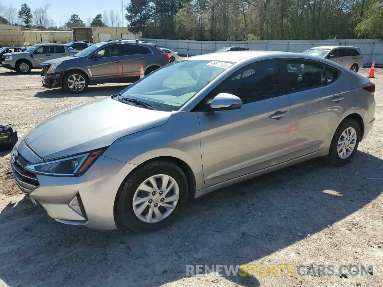 1 Photograph of a damaged car 5NPD74LF6LH587221 HYUNDAI ELANTRA 2020