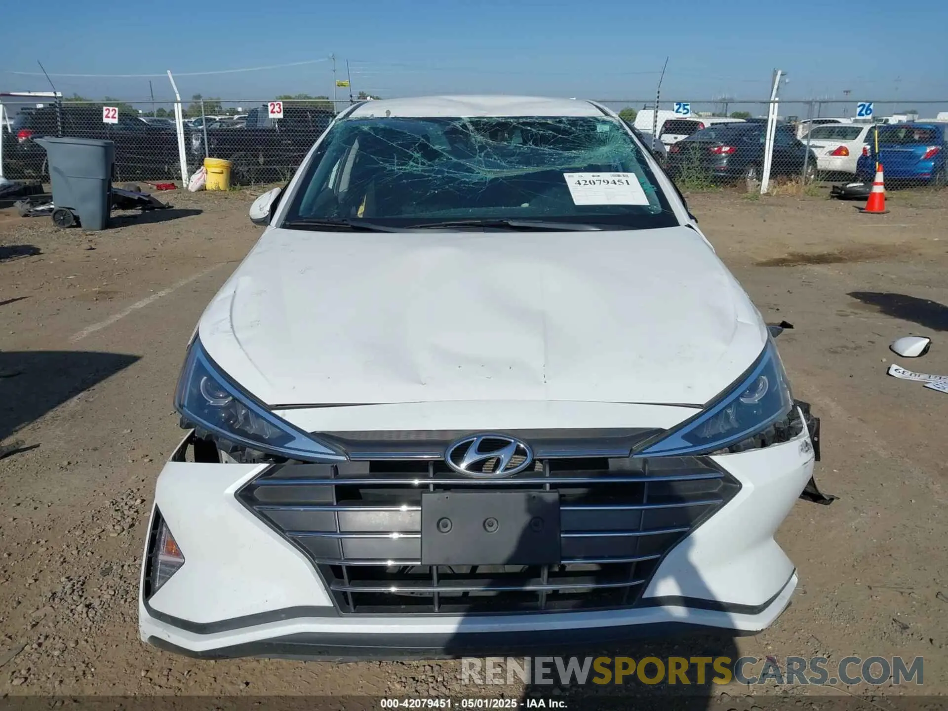 13 Photograph of a damaged car 5NPD74LF6LH589227 HYUNDAI ELANTRA 2020
