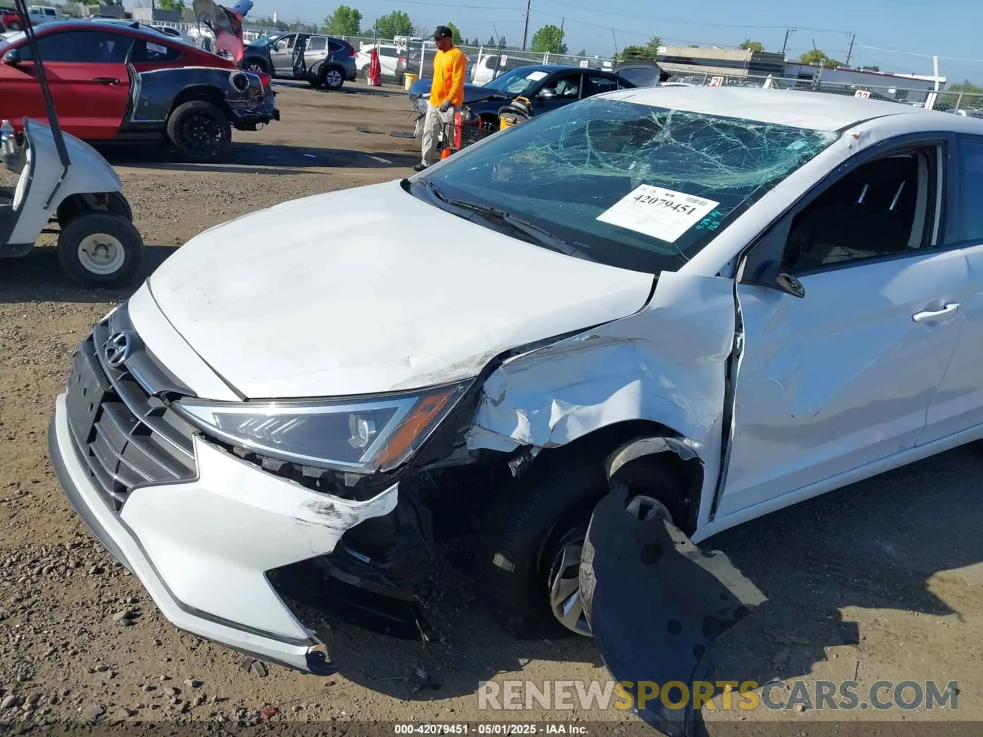 6 Photograph of a damaged car 5NPD74LF6LH589227 HYUNDAI ELANTRA 2020