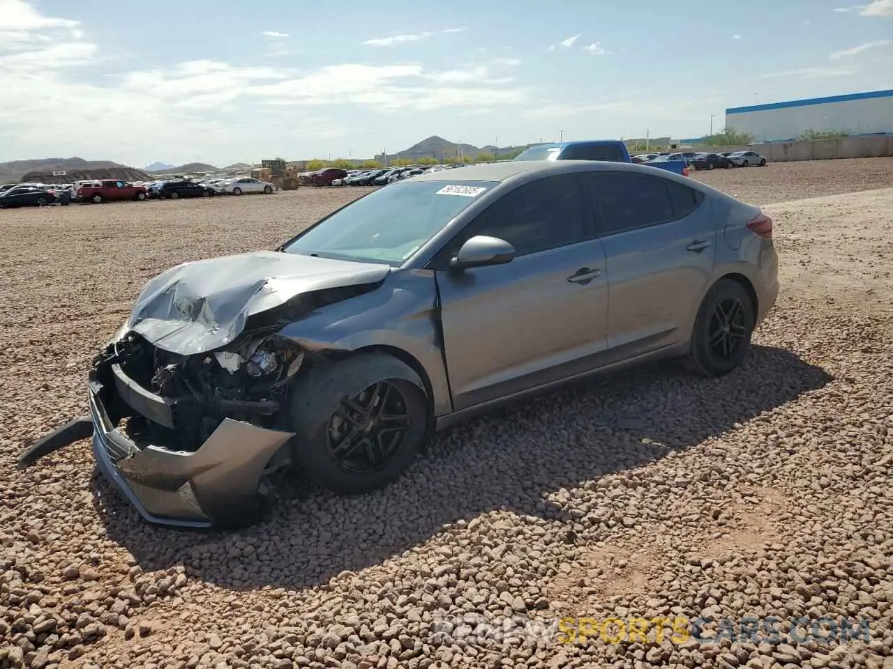 1 Photograph of a damaged car 5NPD74LF7LH503889 HYUNDAI ELANTRA 2020