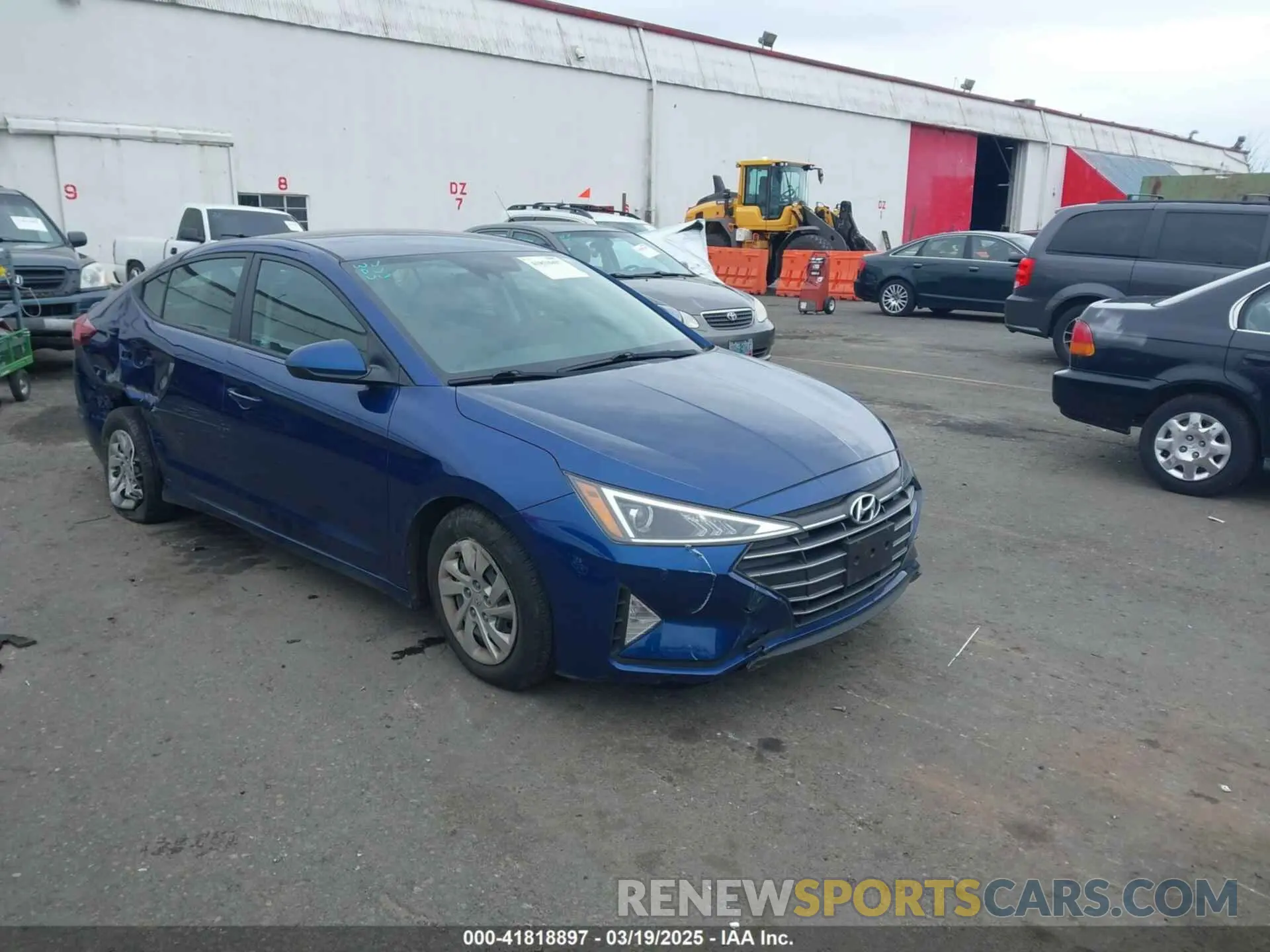 1 Photograph of a damaged car 5NPD74LF7LH510888 HYUNDAI ELANTRA 2020