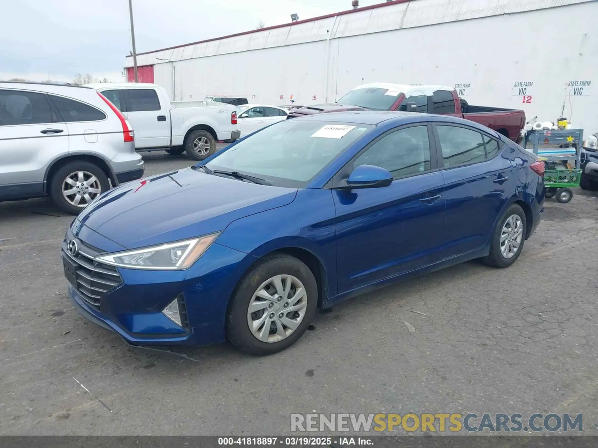 2 Photograph of a damaged car 5NPD74LF7LH510888 HYUNDAI ELANTRA 2020