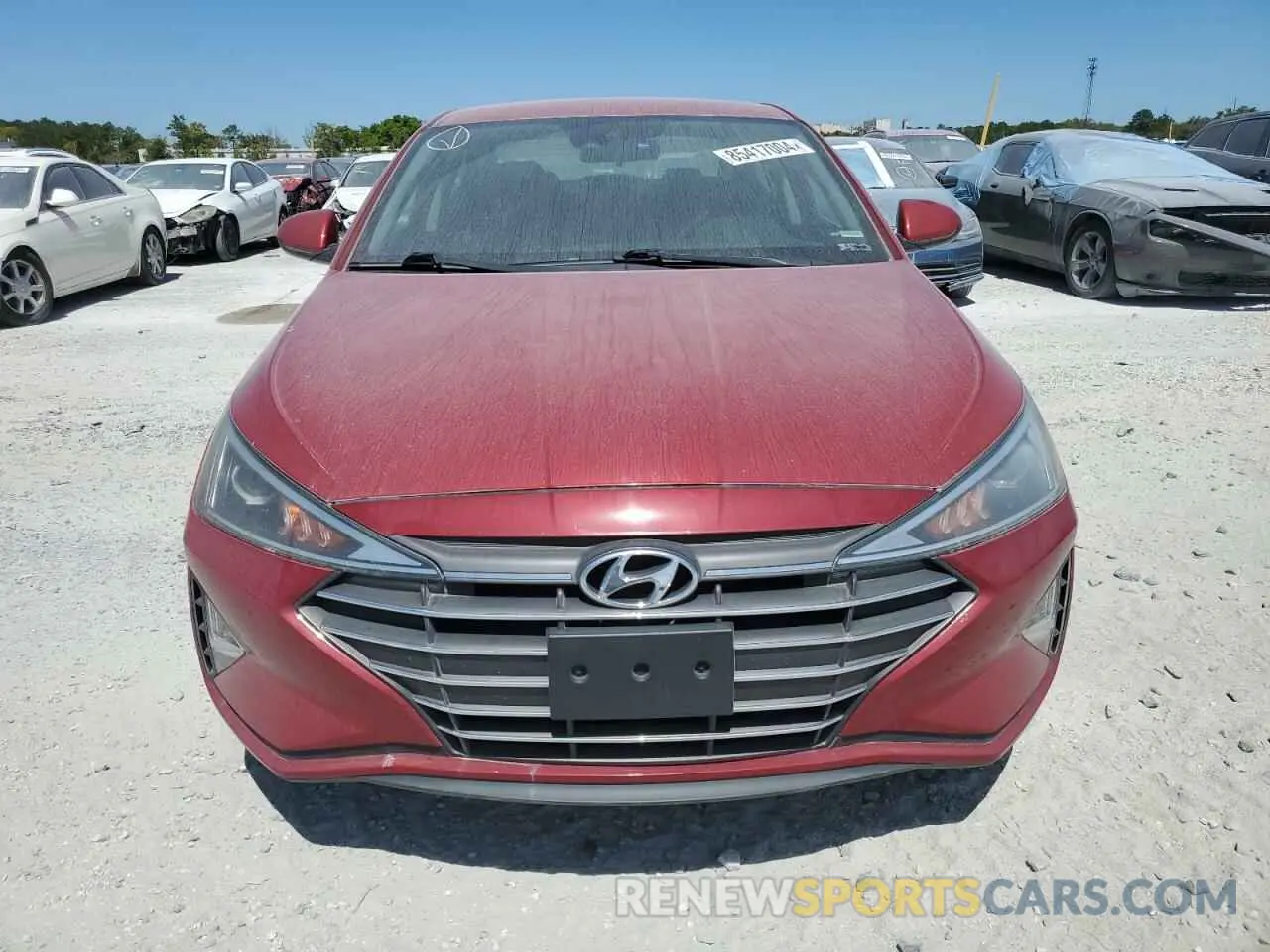 5 Photograph of a damaged car 5NPD74LF7LH512818 HYUNDAI ELANTRA 2020