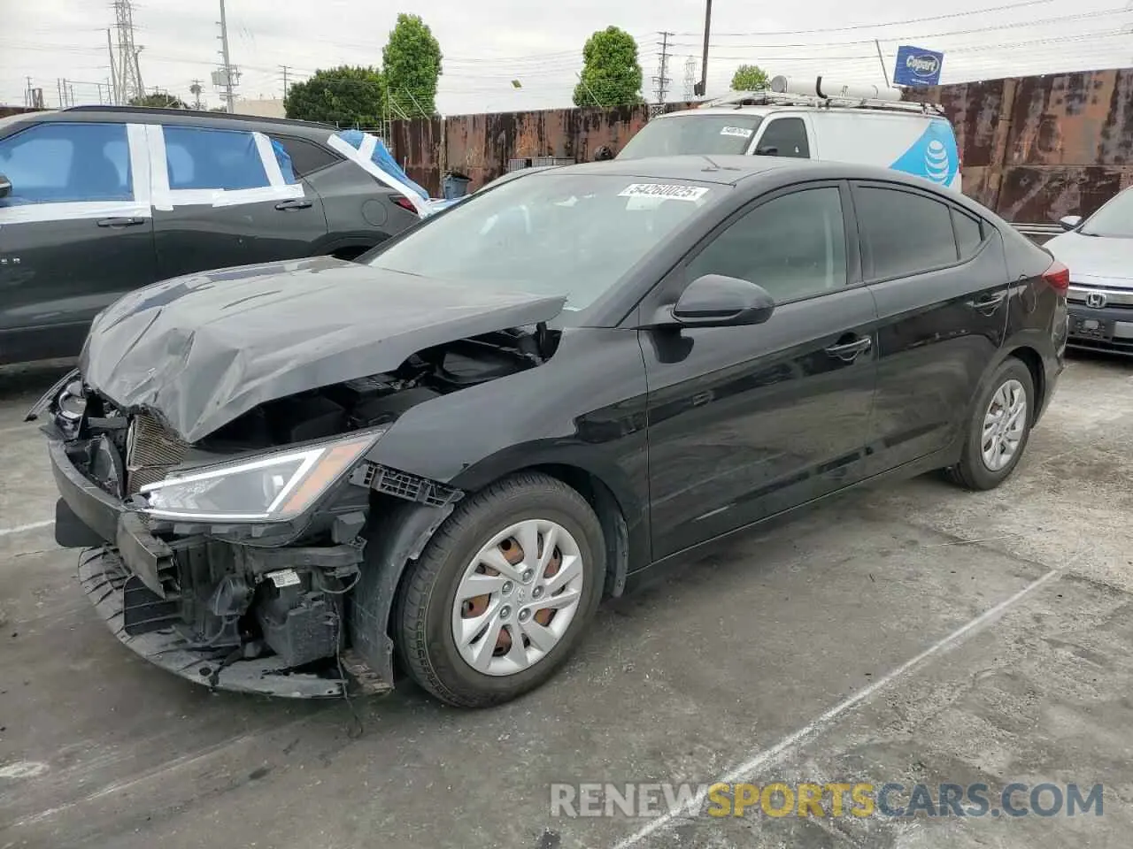 1 Photograph of a damaged car 5NPD74LF7LH543499 HYUNDAI ELANTRA 2020