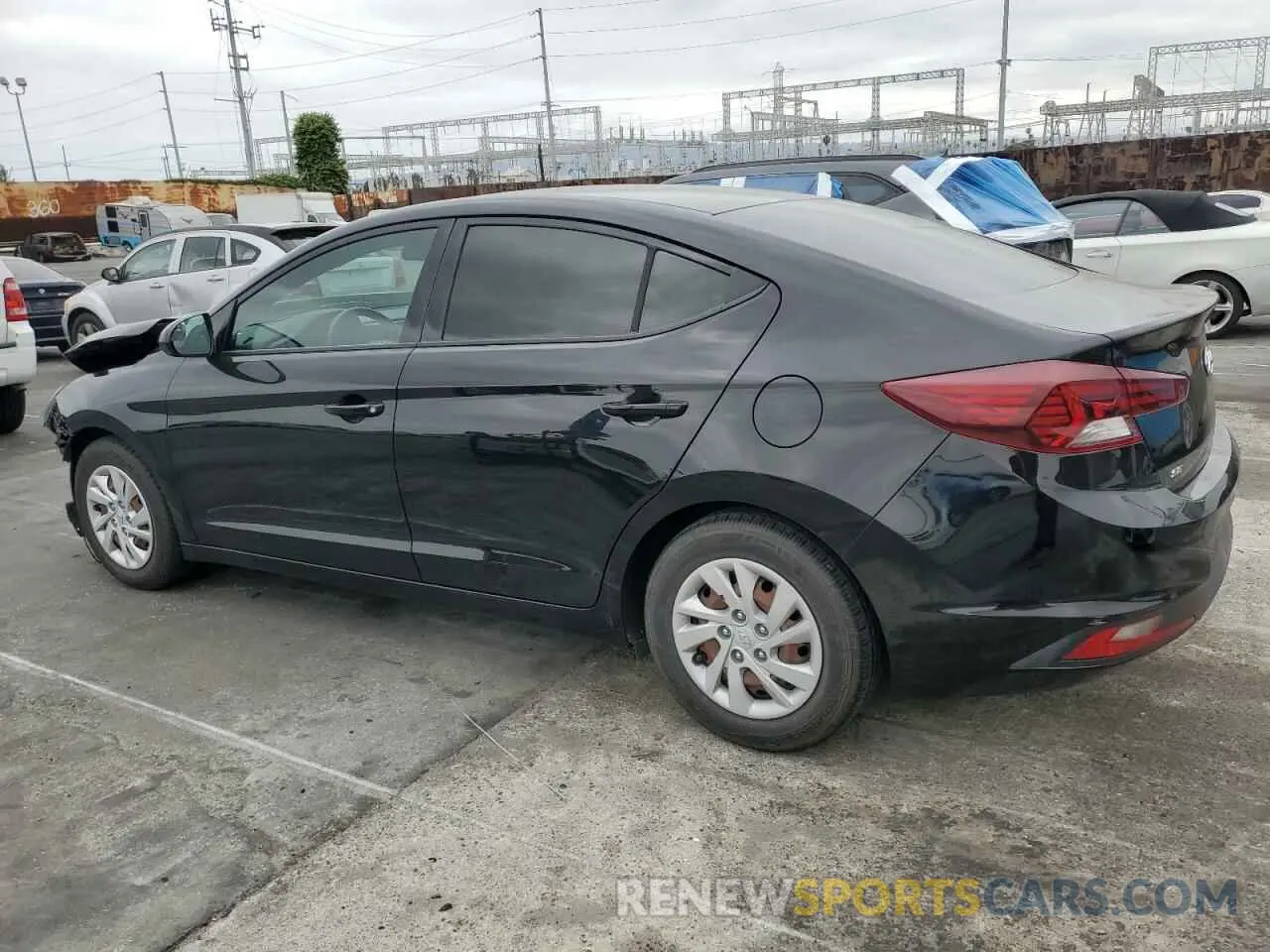 2 Photograph of a damaged car 5NPD74LF7LH543499 HYUNDAI ELANTRA 2020