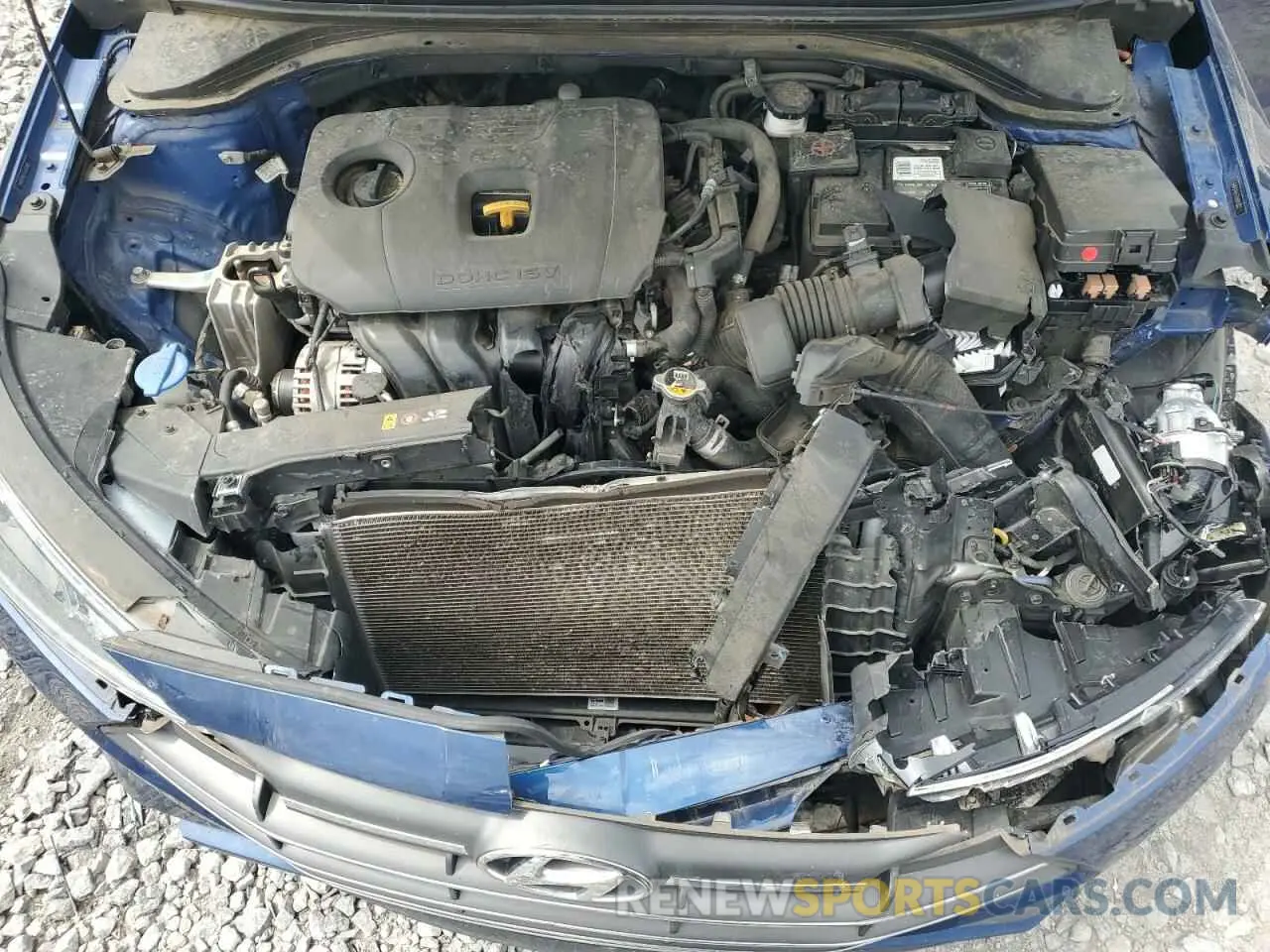 11 Photograph of a damaged car 5NPD74LF7LH593822 HYUNDAI ELANTRA 2020