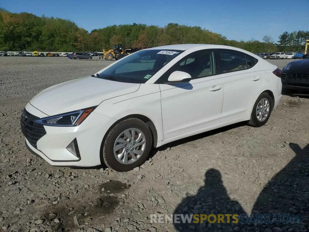 1 Photograph of a damaged car 5NPD74LF7LH619013 HYUNDAI ELANTRA 2020