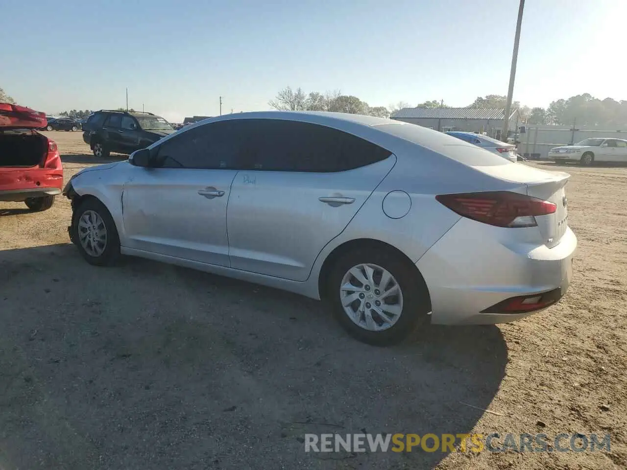 2 Photograph of a damaged car 5NPD74LF8LH502704 HYUNDAI ELANTRA 2020