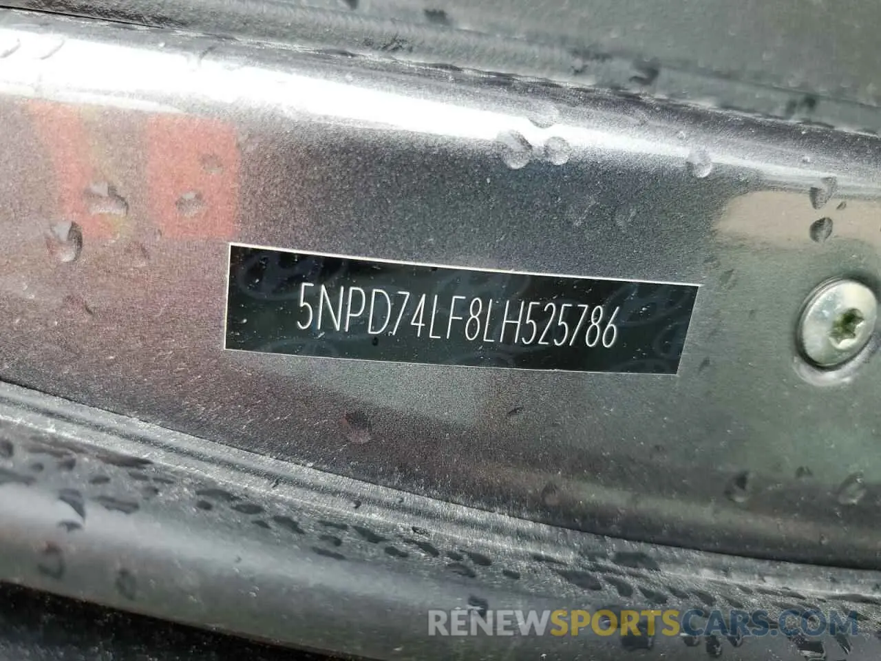 12 Photograph of a damaged car 5NPD74LF8LH525786 HYUNDAI ELANTRA 2020