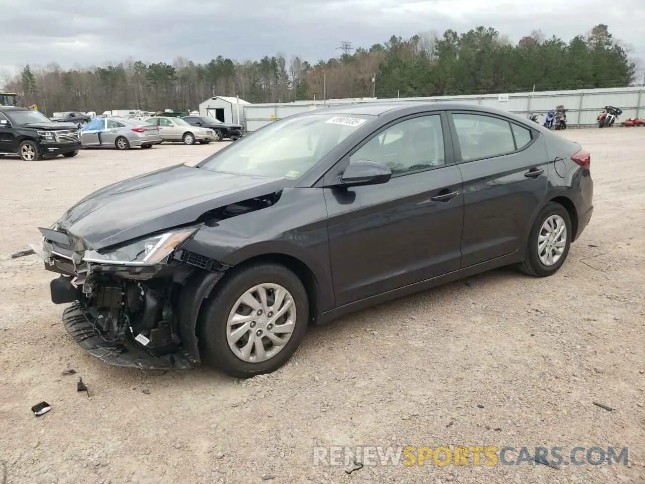 1 Photograph of a damaged car 5NPD74LF8LH607131 HYUNDAI ELANTRA 2020