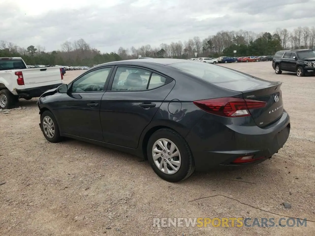 2 Photograph of a damaged car 5NPD74LF8LH607131 HYUNDAI ELANTRA 2020