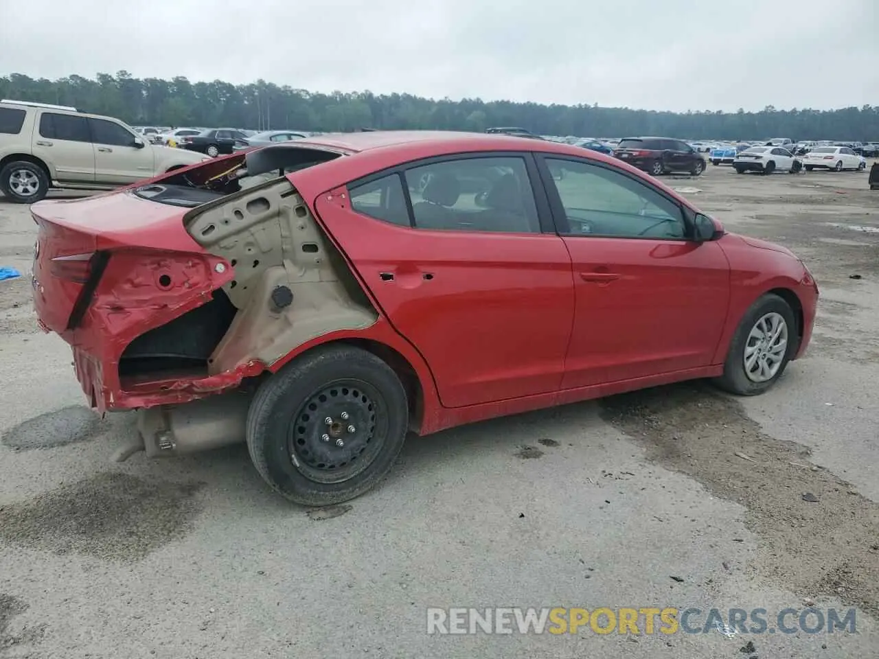3 Photograph of a damaged car 5NPD74LF8LH618002 HYUNDAI ELANTRA 2020