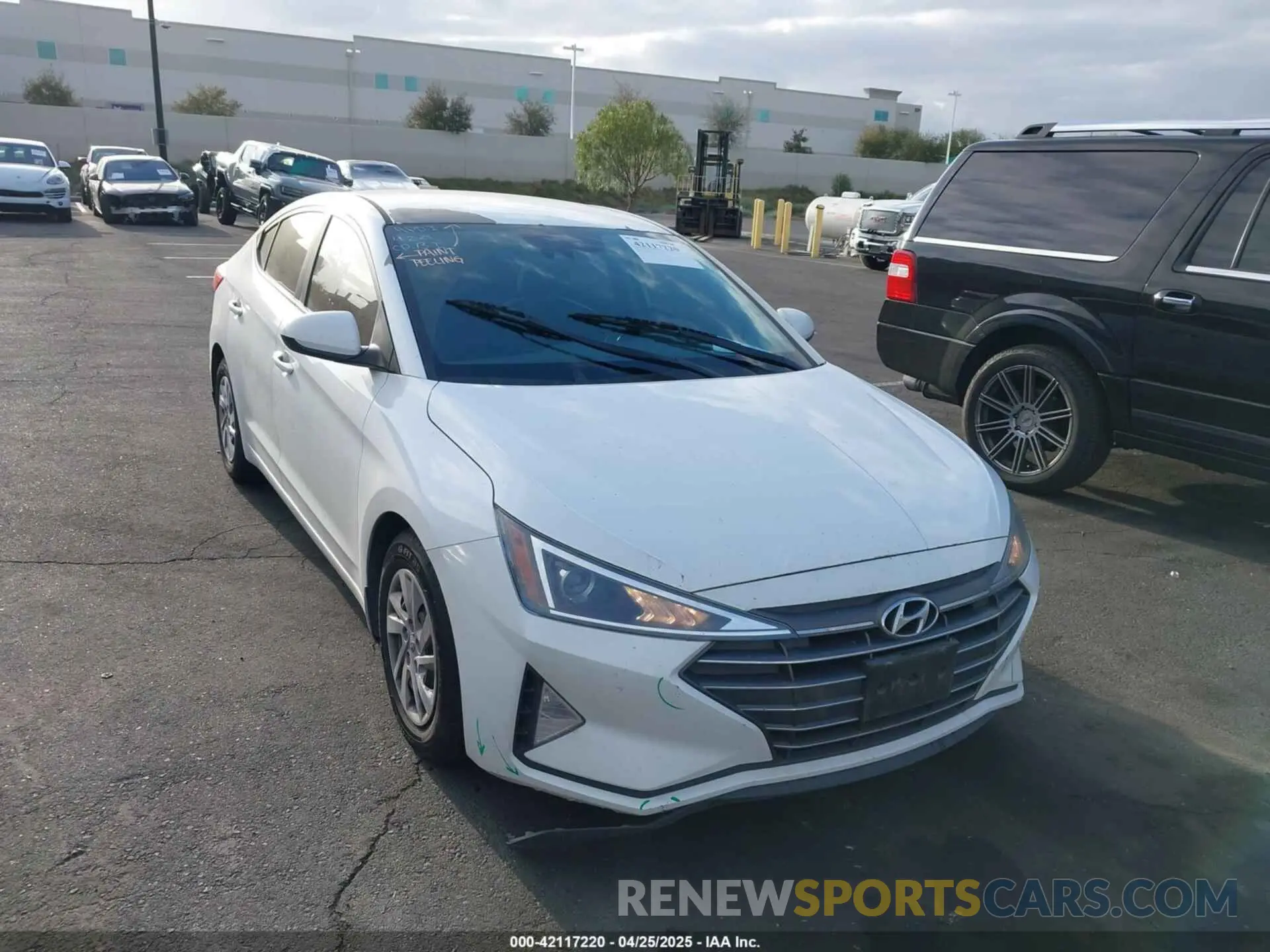 1 Photograph of a damaged car 5NPD74LF9LH501450 HYUNDAI ELANTRA 2020