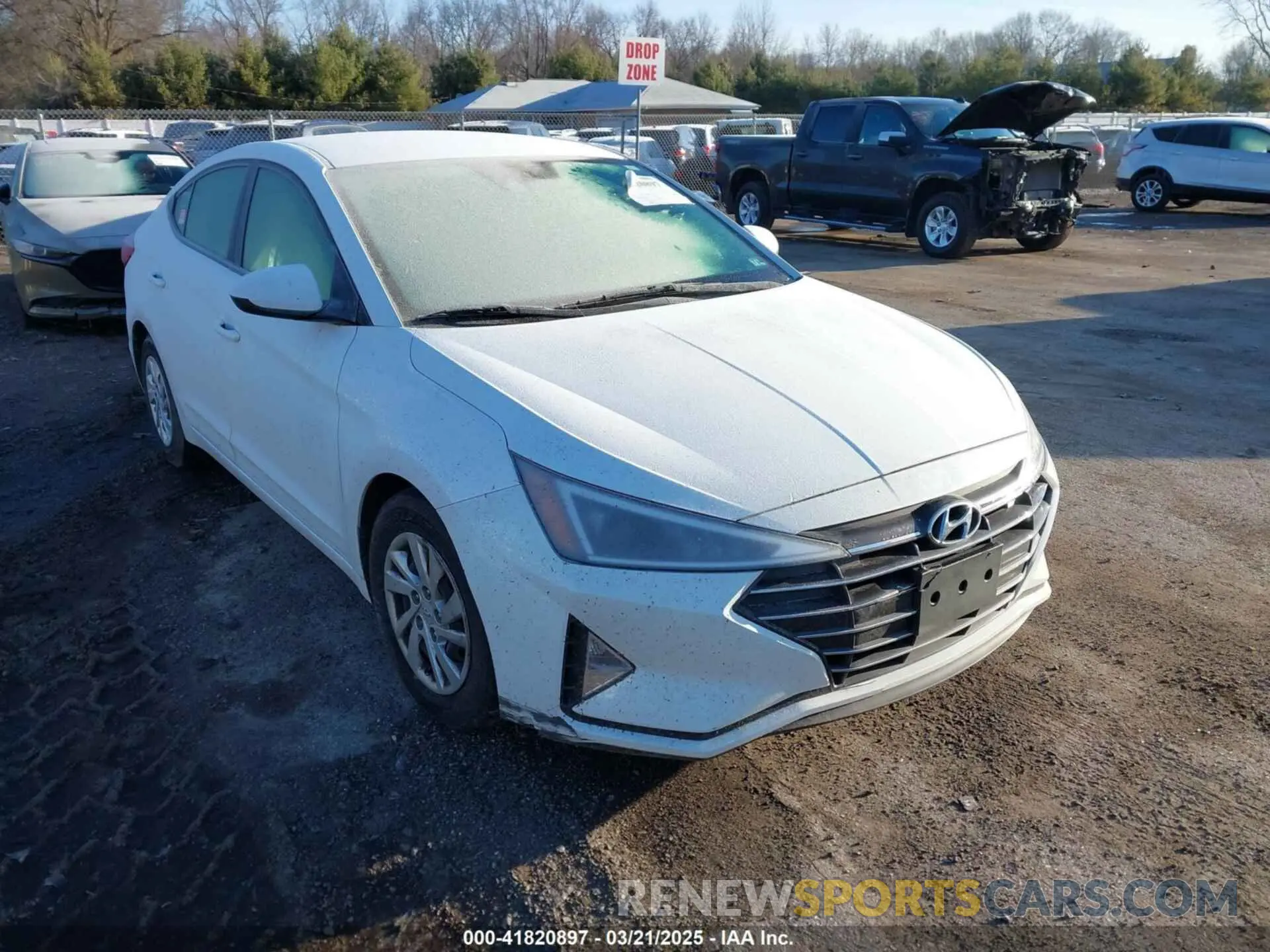 1 Photograph of a damaged car 5NPD74LF9LH503716 HYUNDAI ELANTRA 2020