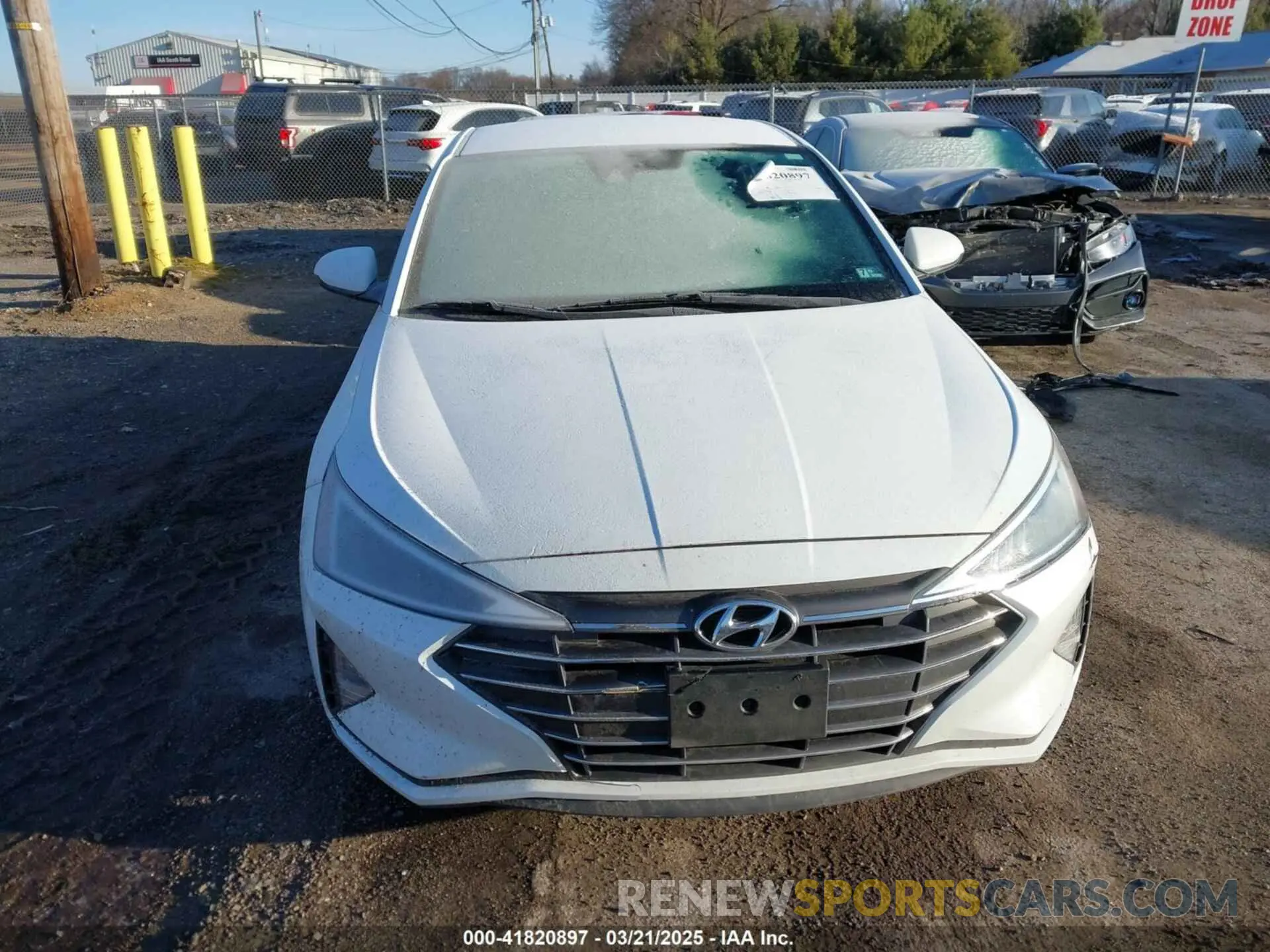 12 Photograph of a damaged car 5NPD74LF9LH503716 HYUNDAI ELANTRA 2020