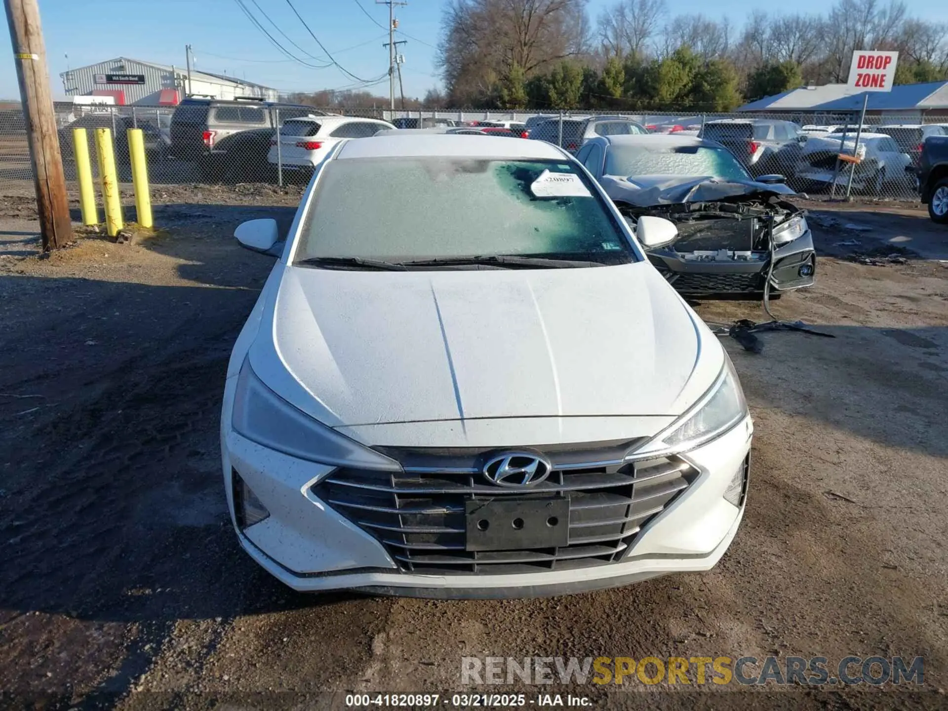 6 Photograph of a damaged car 5NPD74LF9LH503716 HYUNDAI ELANTRA 2020