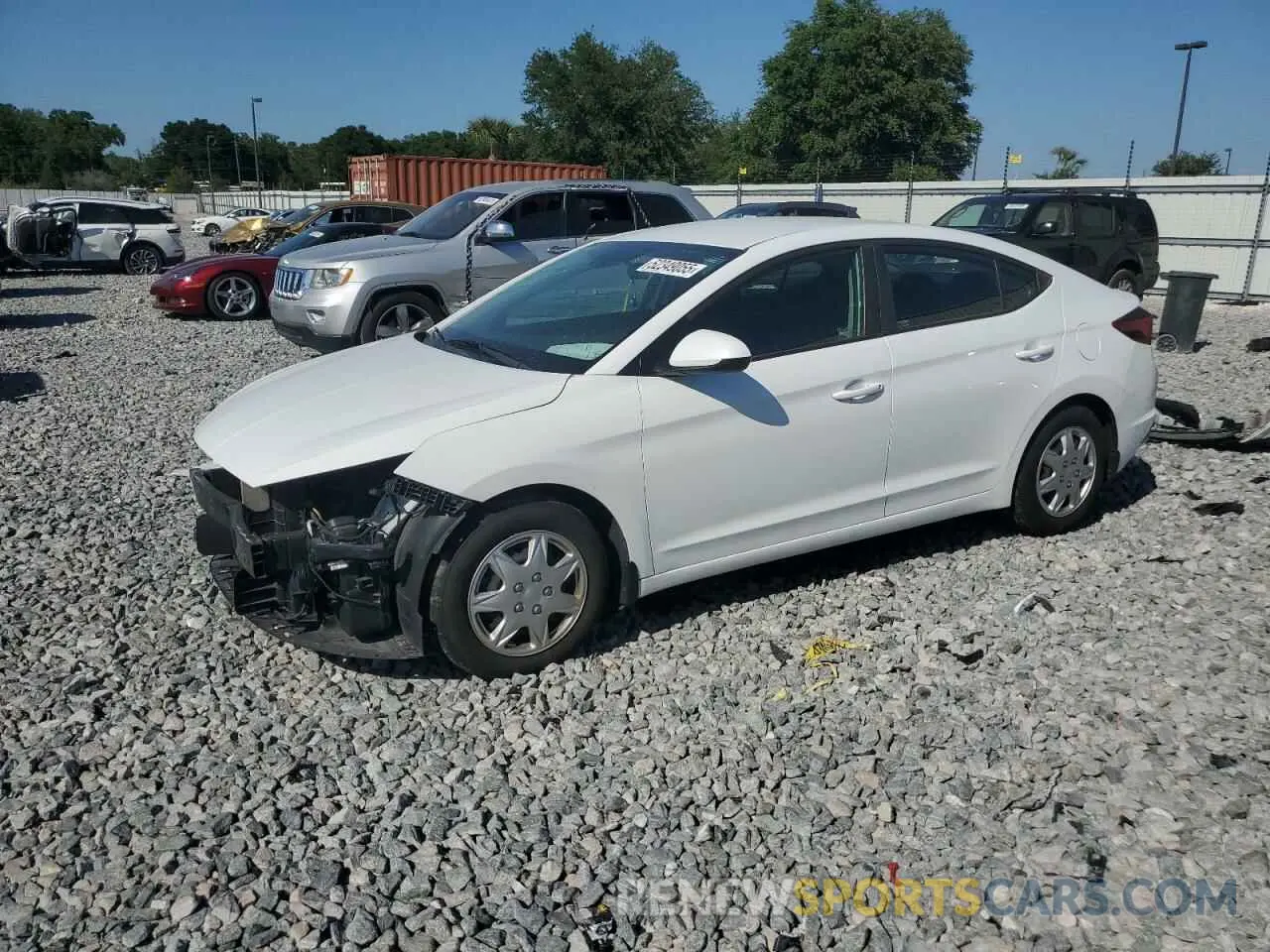 1 Photograph of a damaged car 5NPD74LF9LH505207 HYUNDAI ELANTRA 2020