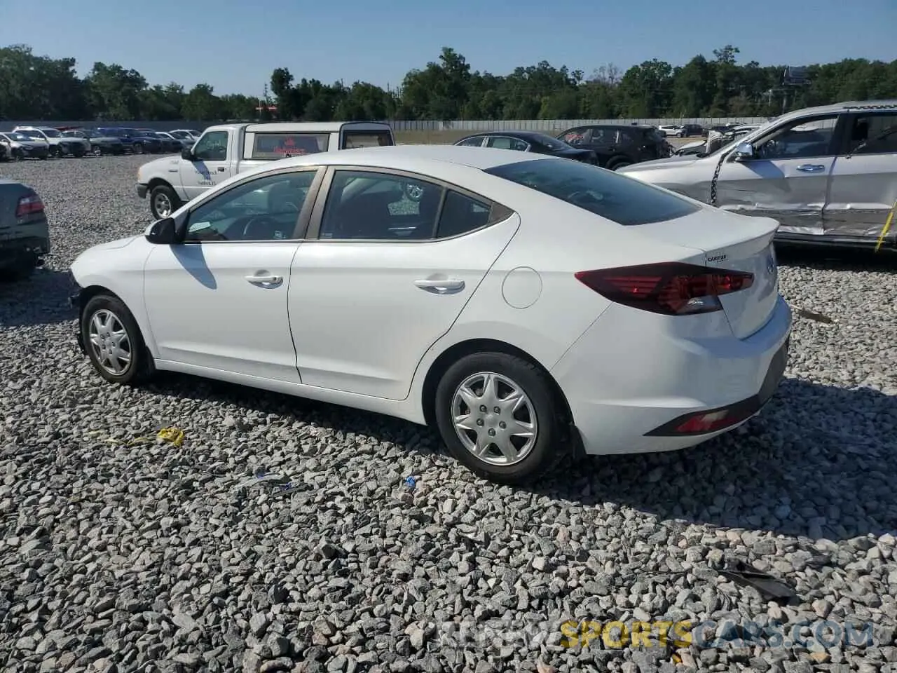 2 Photograph of a damaged car 5NPD74LF9LH505207 HYUNDAI ELANTRA 2020