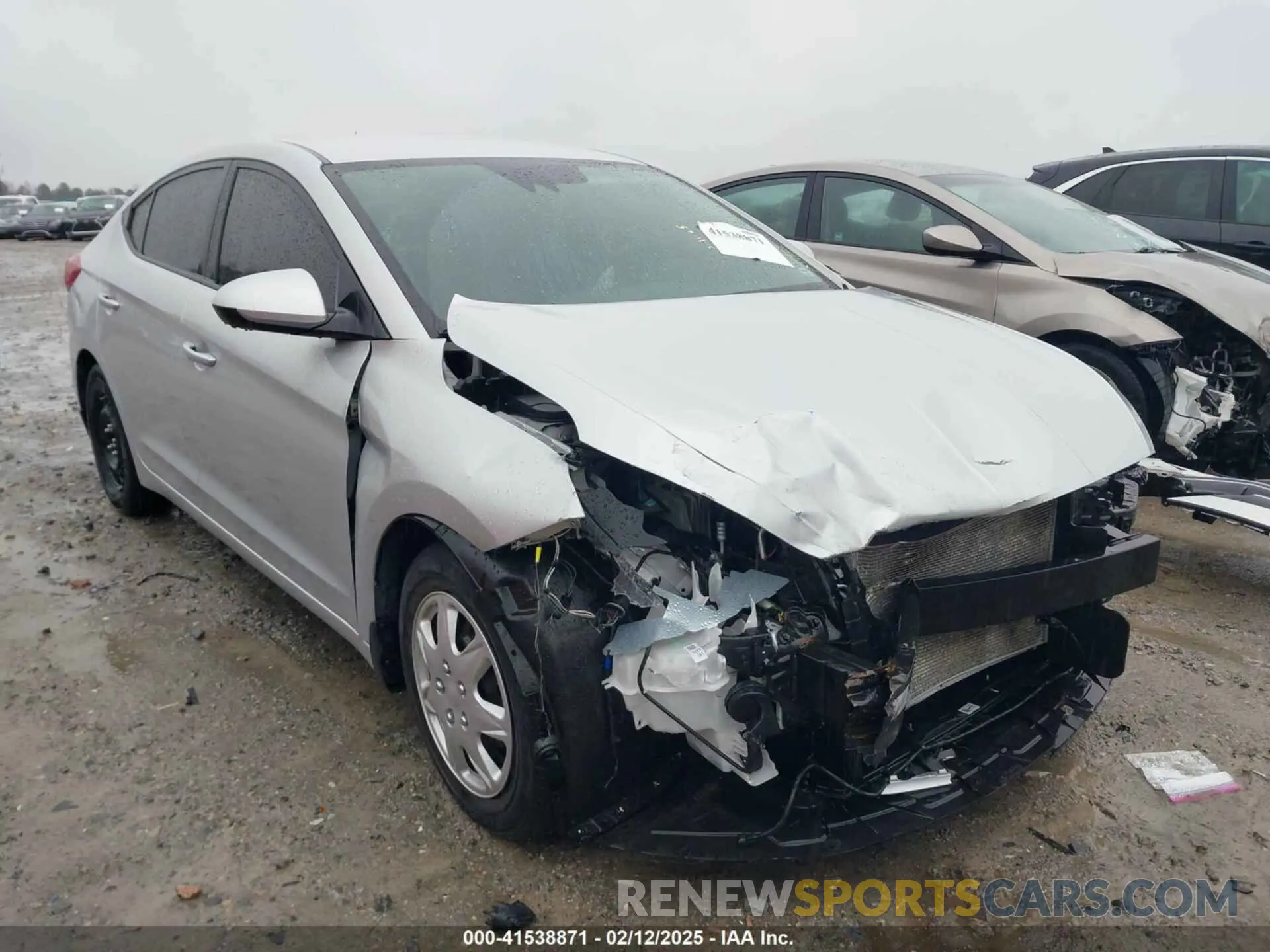 1 Photograph of a damaged car 5NPD74LF9LH515106 HYUNDAI ELANTRA 2020