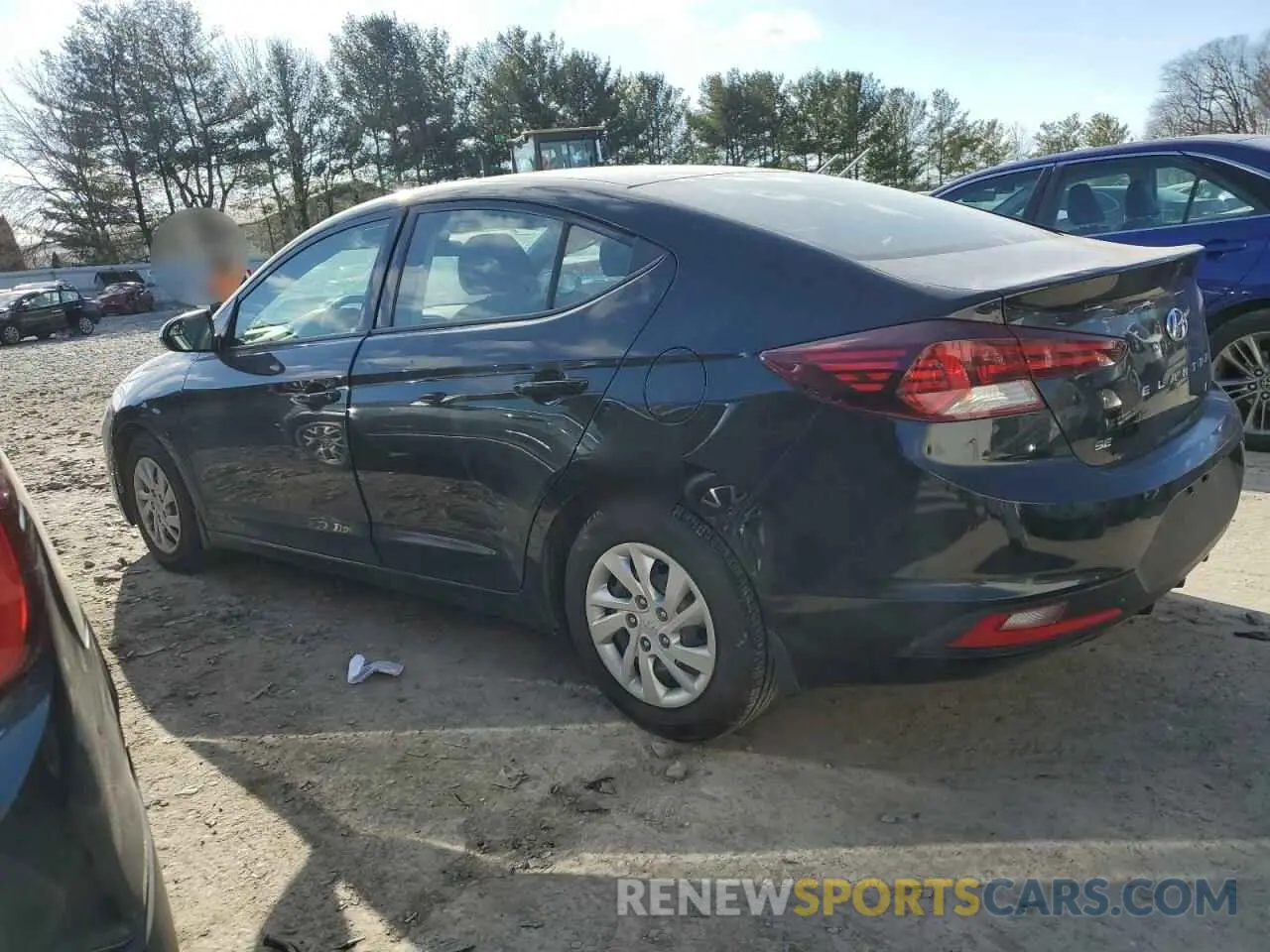 2 Photograph of a damaged car 5NPD74LF9LH586080 HYUNDAI ELANTRA 2020