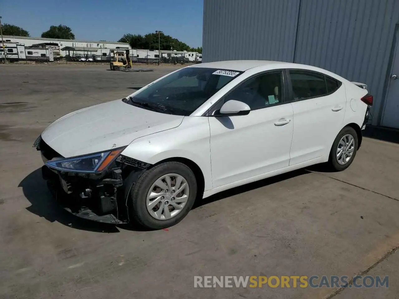1 Photograph of a damaged car 5NPD74LF9LH603654 HYUNDAI ELANTRA 2020