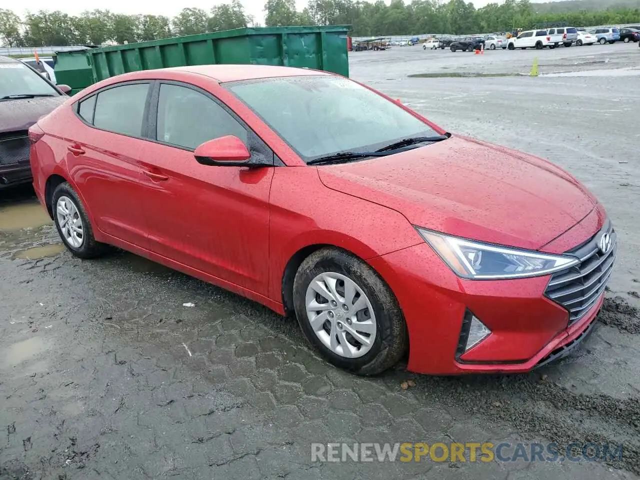 4 Photograph of a damaged car 5NPD74LF9LH609261 HYUNDAI ELANTRA 2020