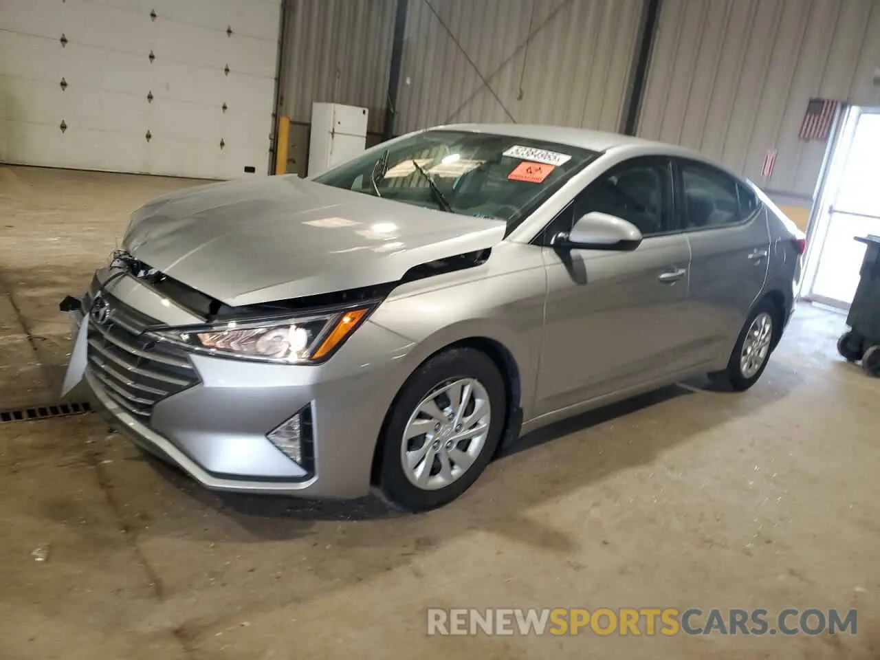 1 Photograph of a damaged car 5NPD74LF9LH622348 HYUNDAI ELANTRA 2020