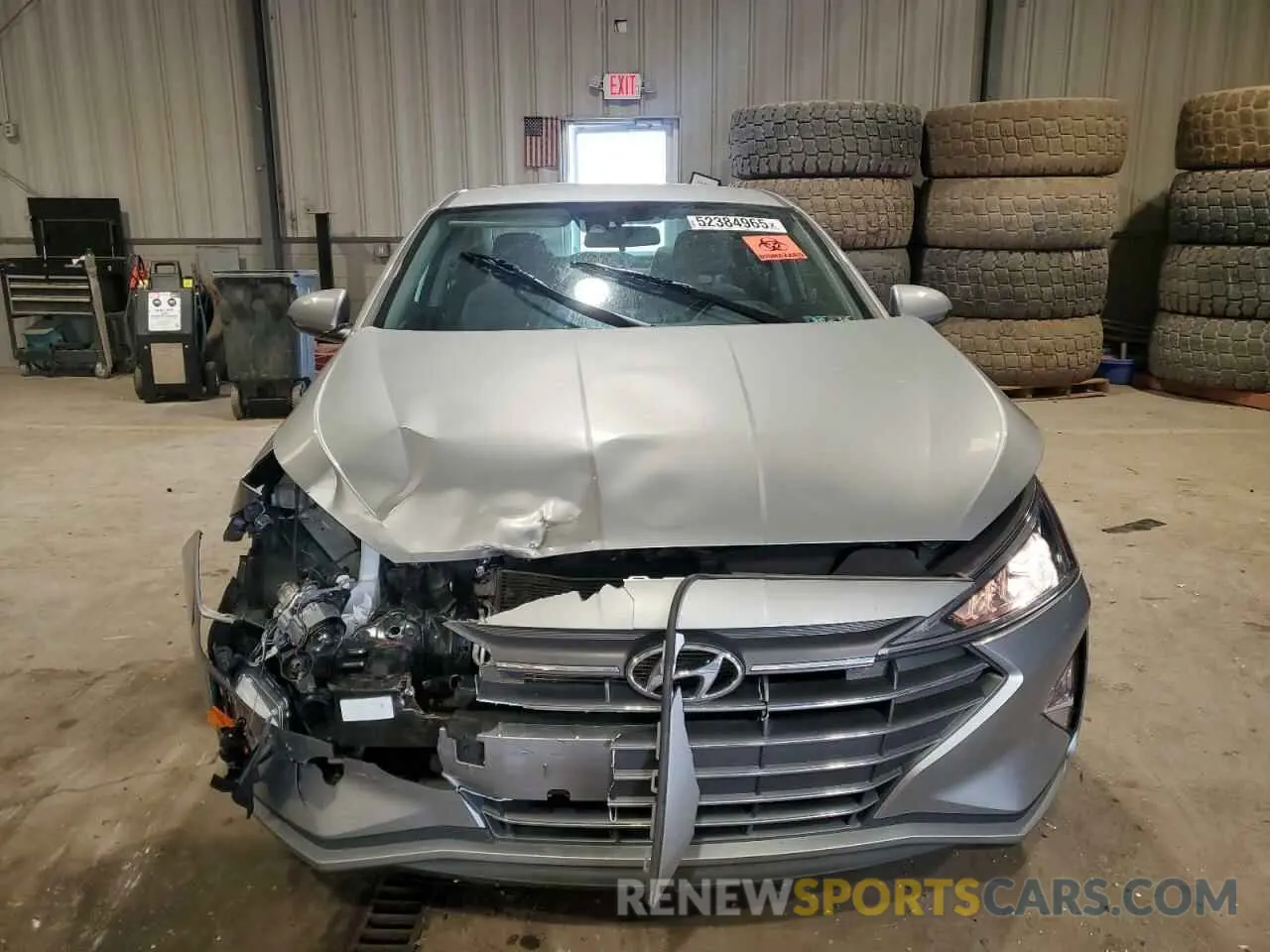 5 Photograph of a damaged car 5NPD74LF9LH622348 HYUNDAI ELANTRA 2020