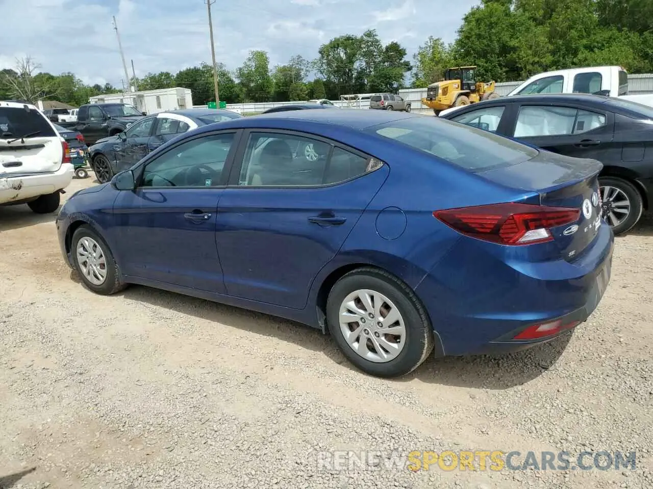2 Photograph of a damaged car 5NPD74LFXLH505961 HYUNDAI ELANTRA 2020