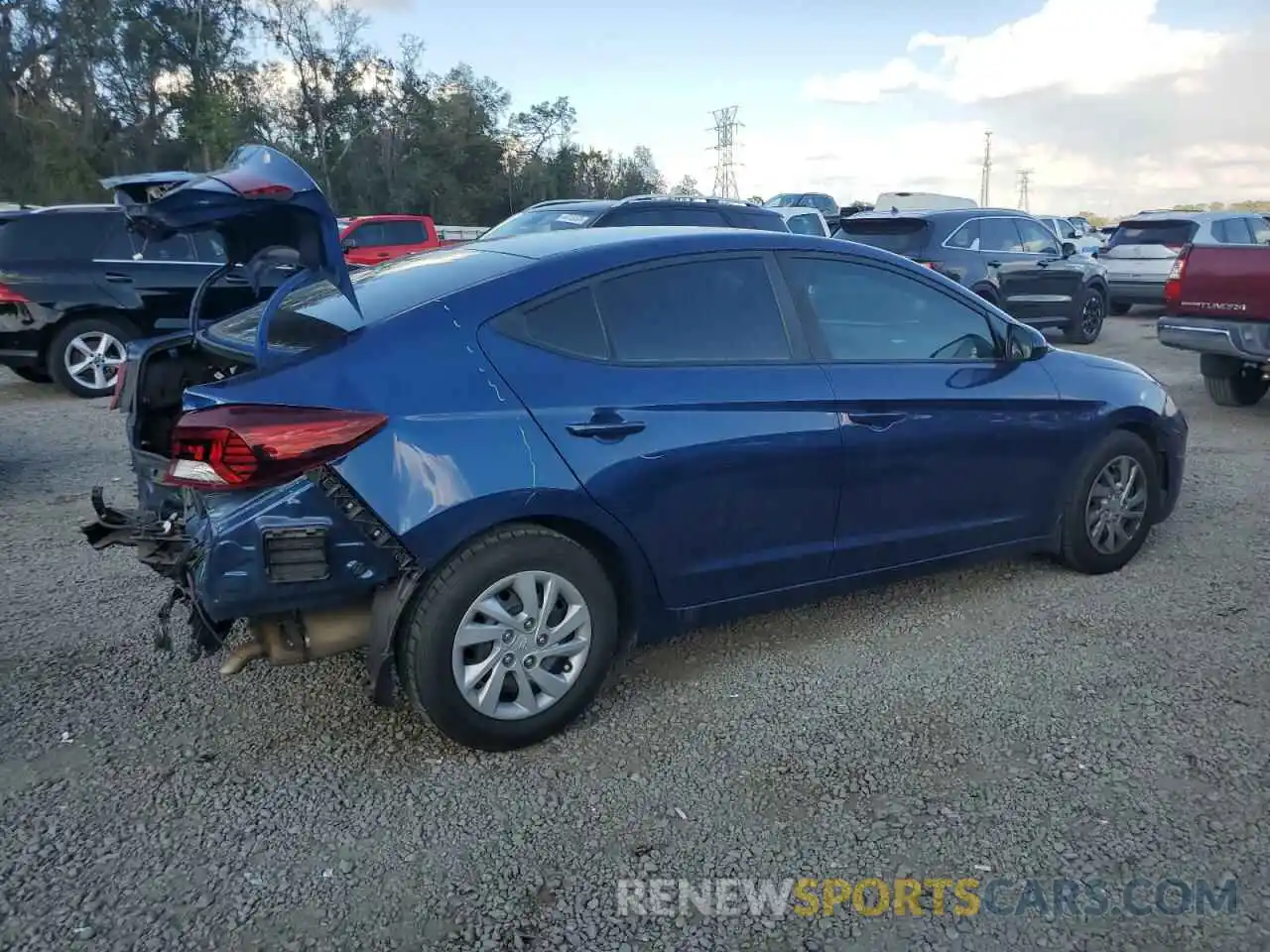 3 Photograph of a damaged car 5NPD74LFXLH509184 HYUNDAI ELANTRA 2020