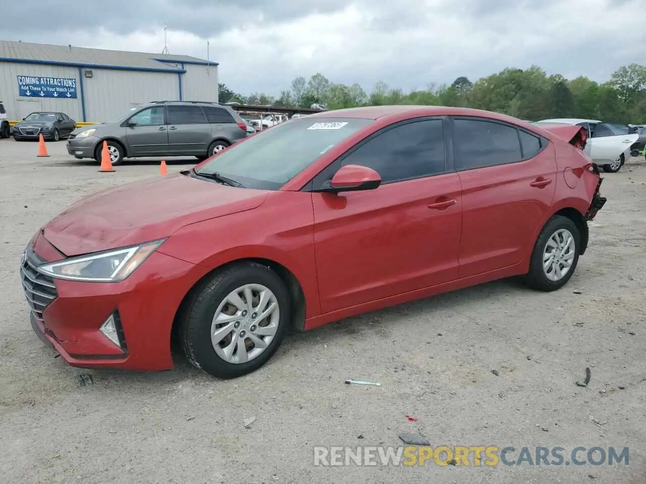1 Photograph of a damaged car 5NPD74LFXLH516054 HYUNDAI ELANTRA 2020