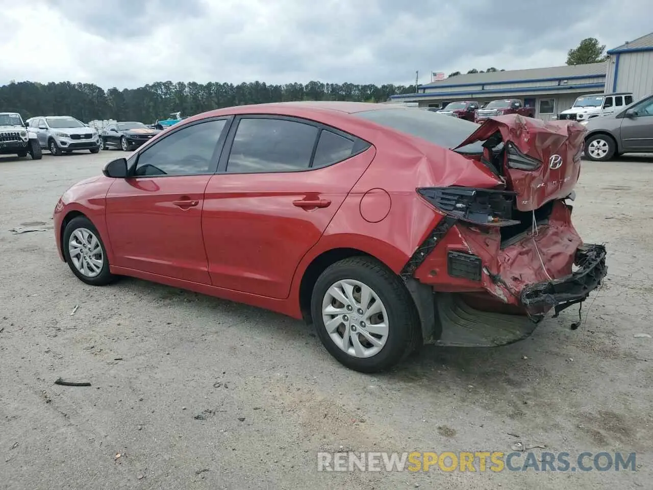 2 Photograph of a damaged car 5NPD74LFXLH516054 HYUNDAI ELANTRA 2020