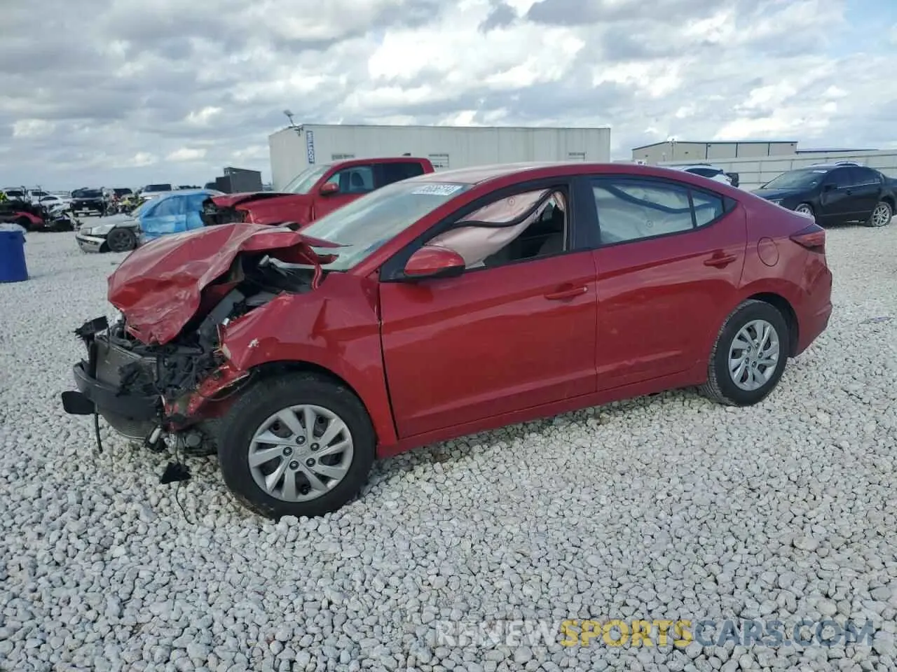 1 Photograph of a damaged car 5NPD74LFXLH520993 HYUNDAI ELANTRA 2020