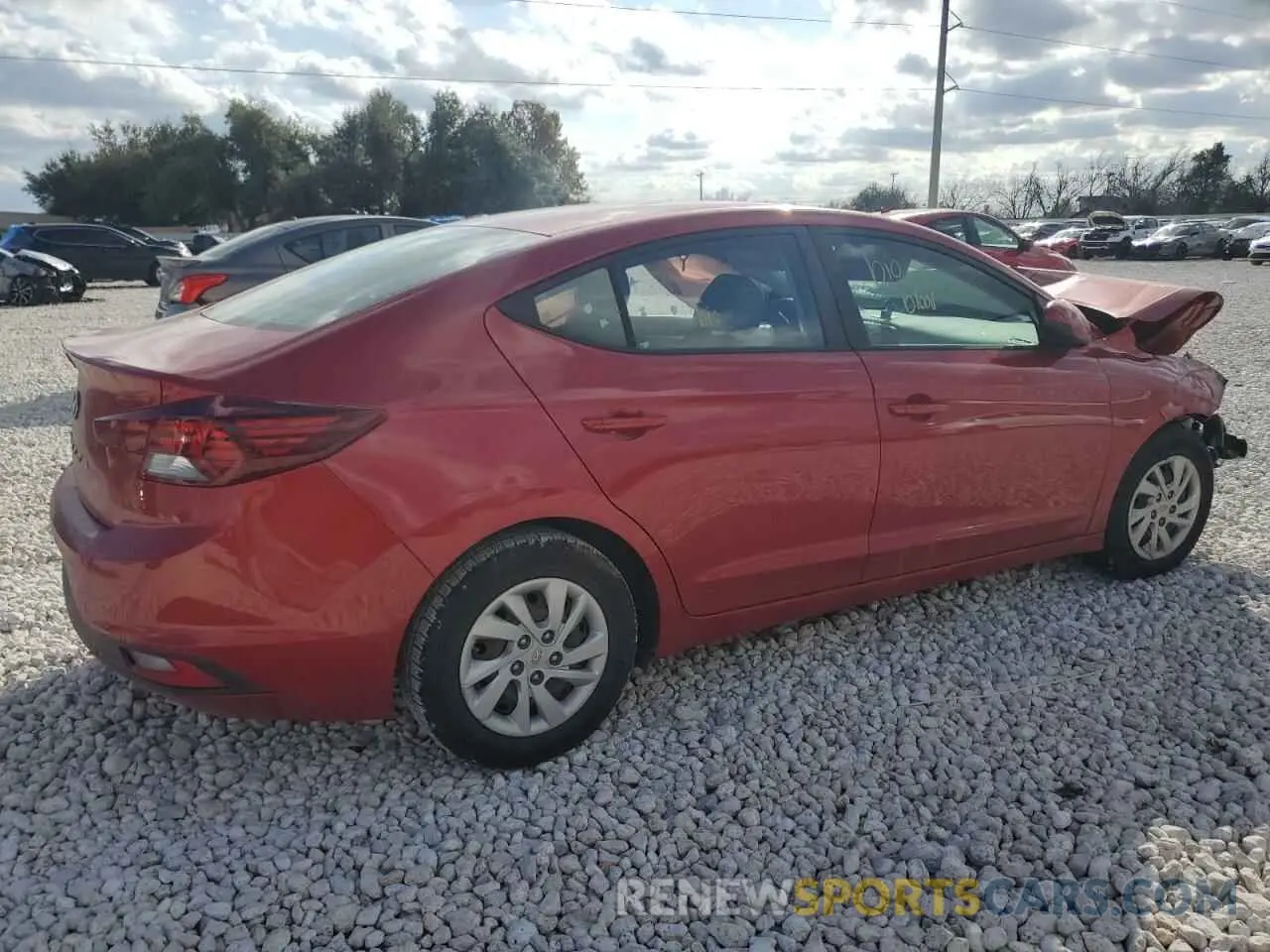 3 Photograph of a damaged car 5NPD74LFXLH520993 HYUNDAI ELANTRA 2020