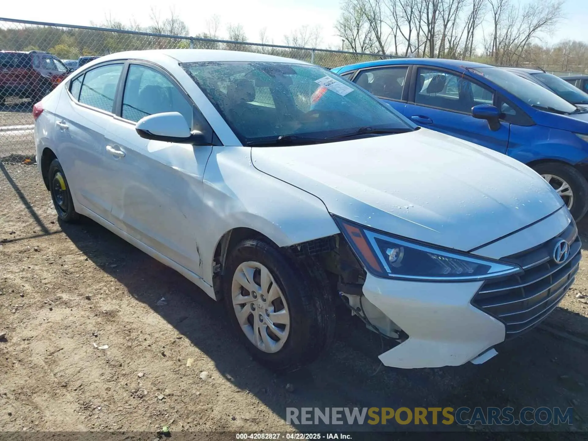 1 Photograph of a damaged car 5NPD74LFXLH531086 HYUNDAI ELANTRA 2020