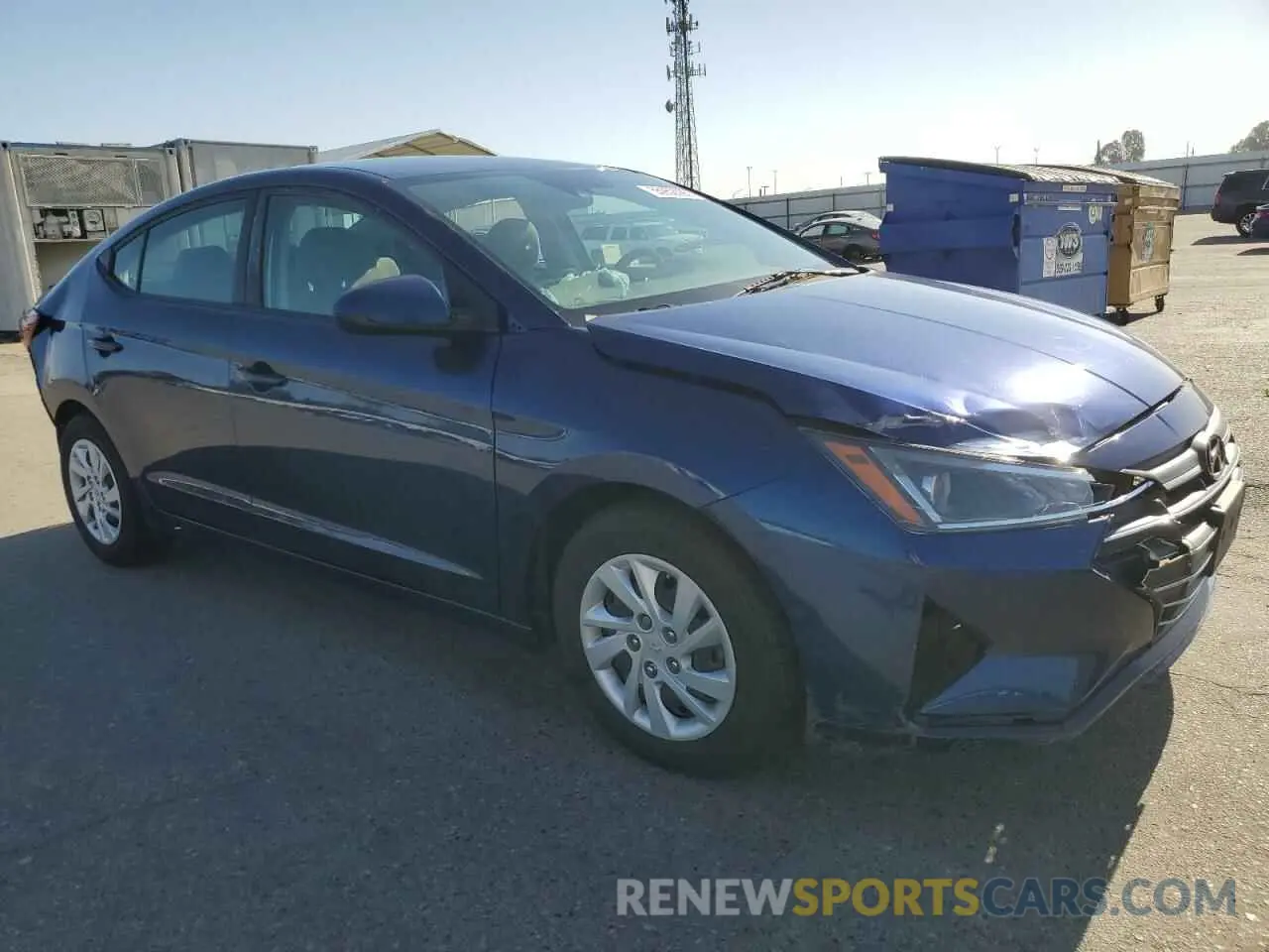 4 Photograph of a damaged car 5NPD74LFXLH532187 HYUNDAI ELANTRA 2020