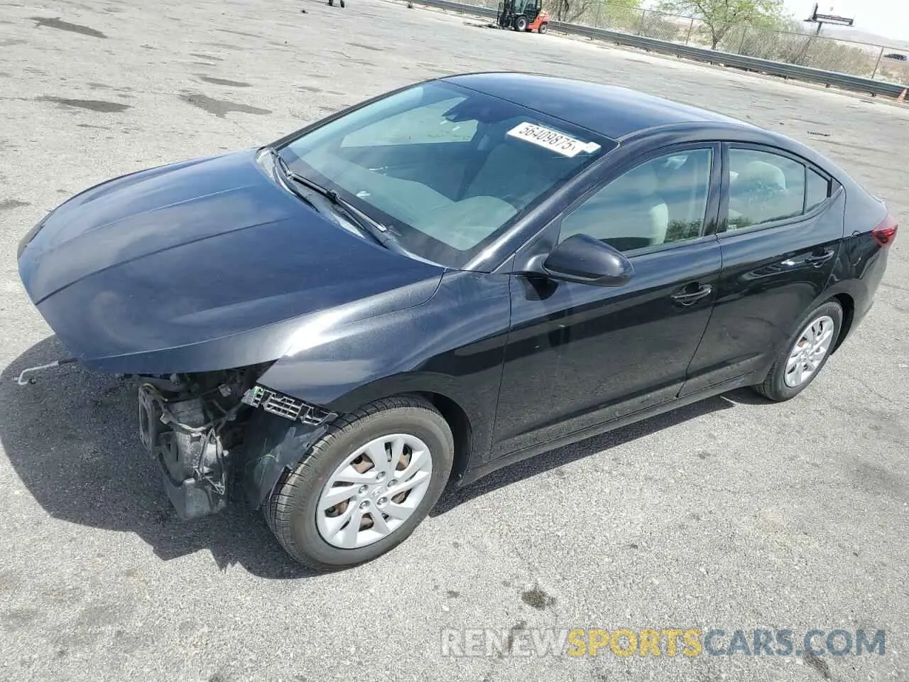 1 Photograph of a damaged car 5NPD74LFXLH549734 HYUNDAI ELANTRA 2020