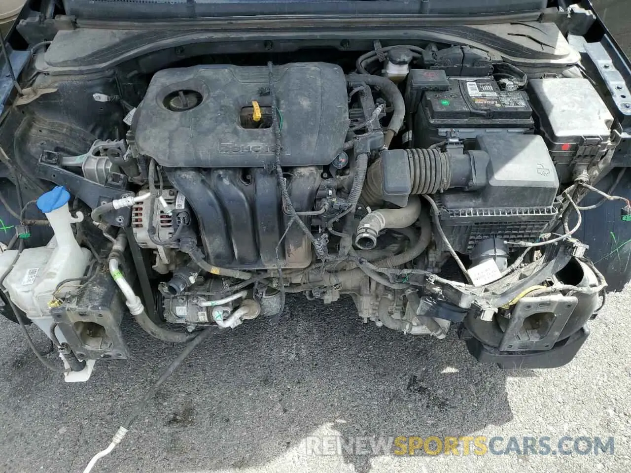 11 Photograph of a damaged car 5NPD74LFXLH549734 HYUNDAI ELANTRA 2020